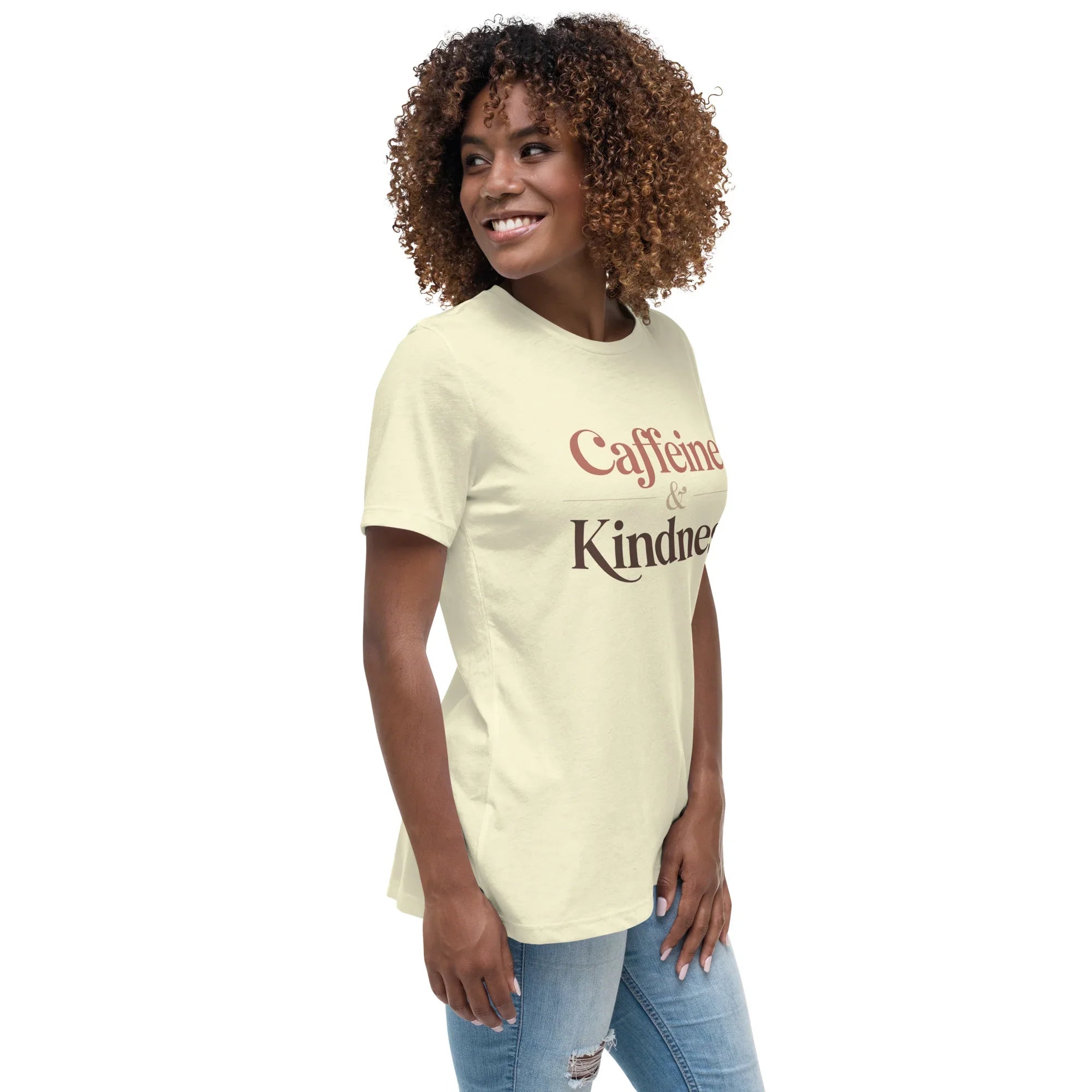 Caffeine & Kindness Minimalist Tee - RaZits