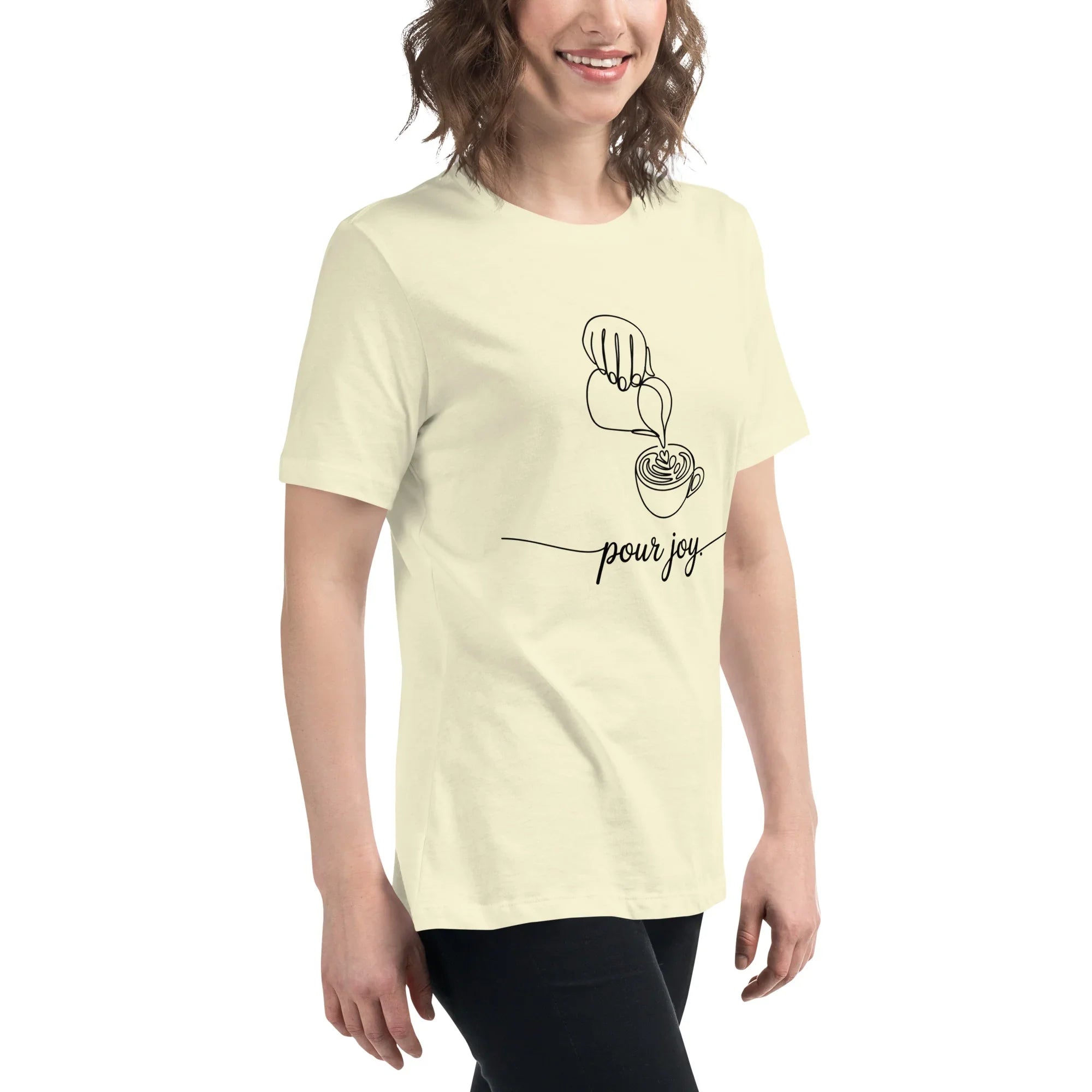 Pour Joy Latte Art Tee - RaZits