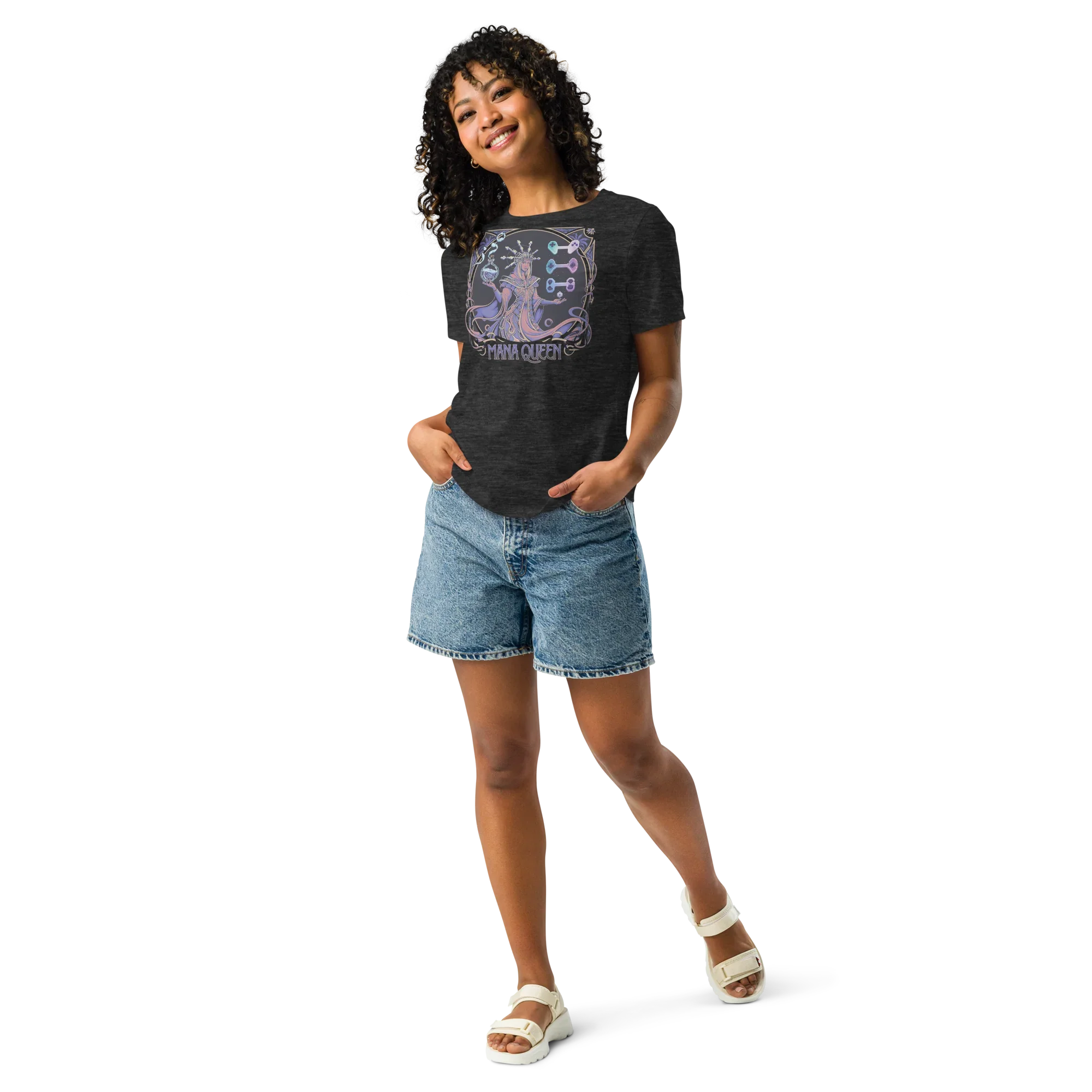 Mana Queen Shirt – Fantasy Sorceress Gamer Tee - RaZits