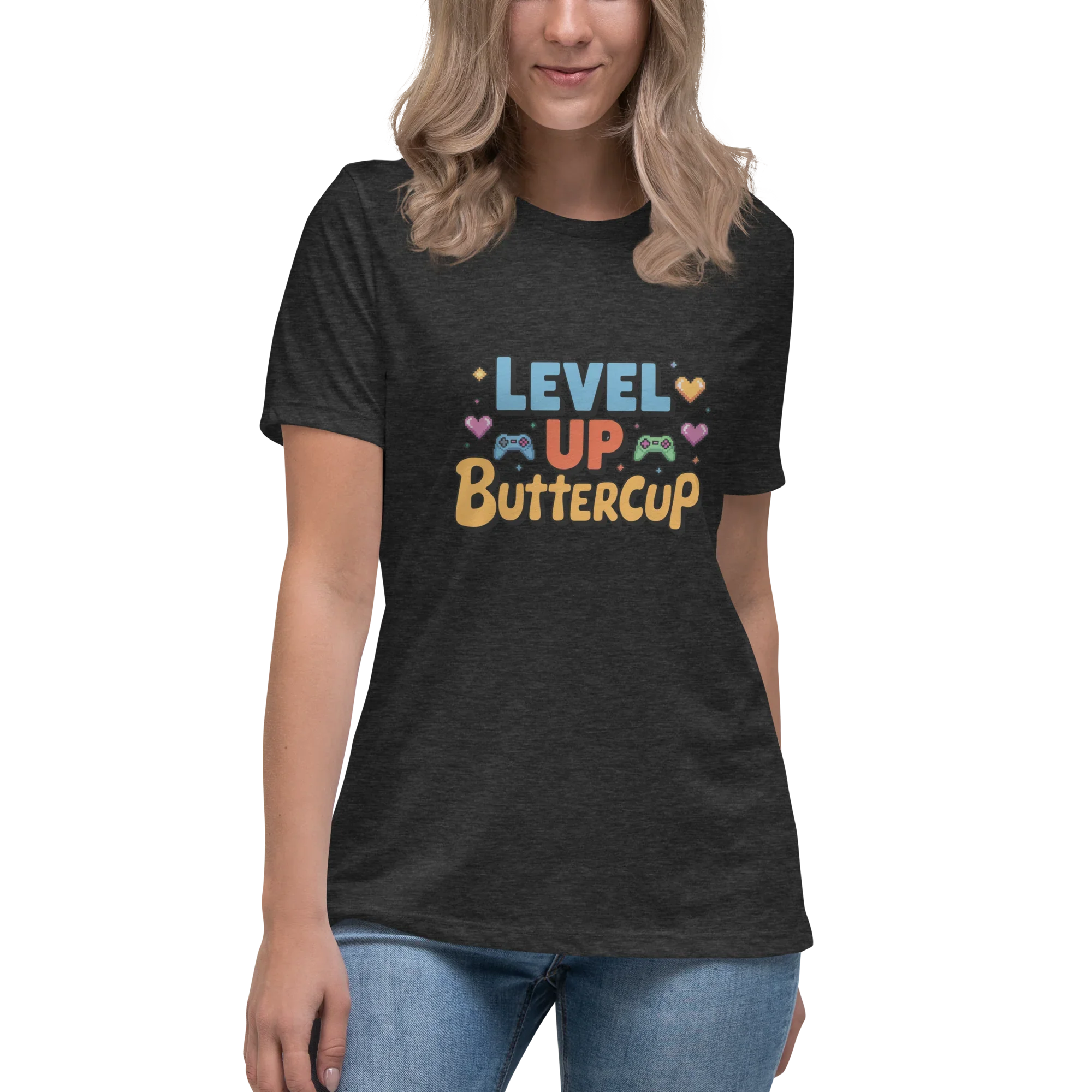 Level Up Buttercup Shirt – Cute Gamer Girl Tee - RaZits