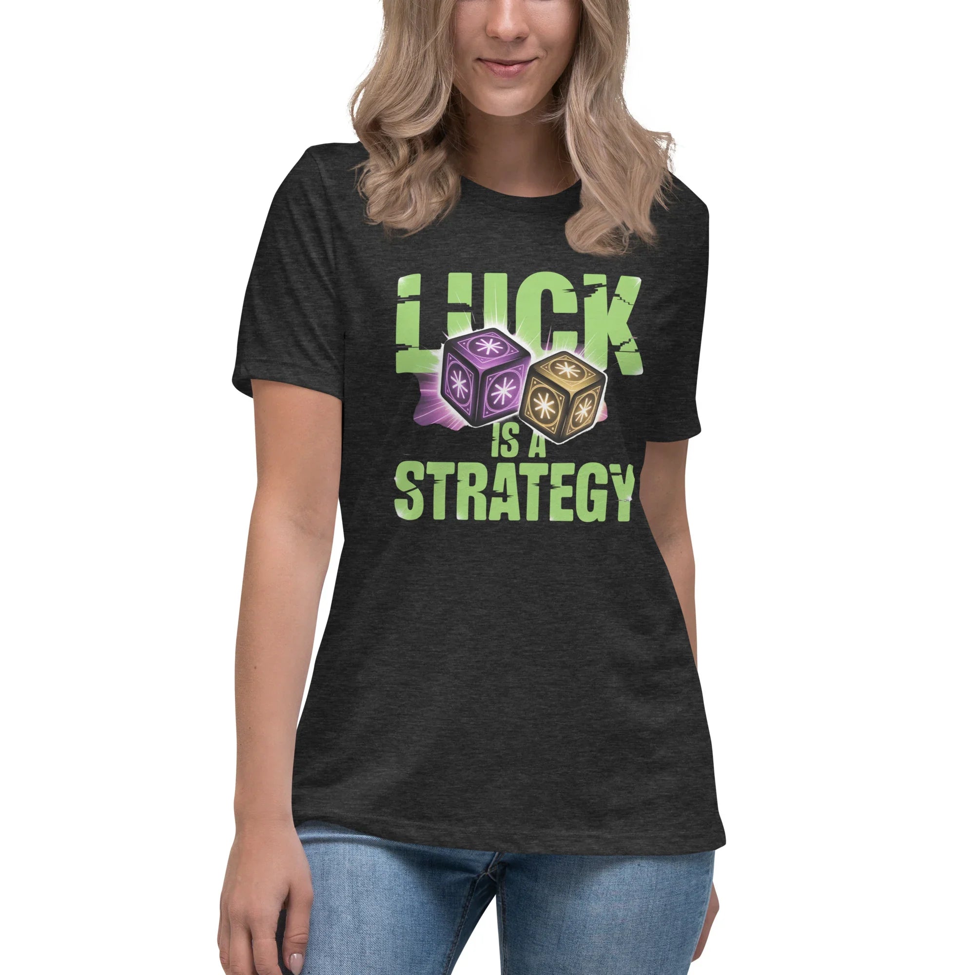 Luck Is A Strategy - Rogue Like Action T-Shirt - RaZits