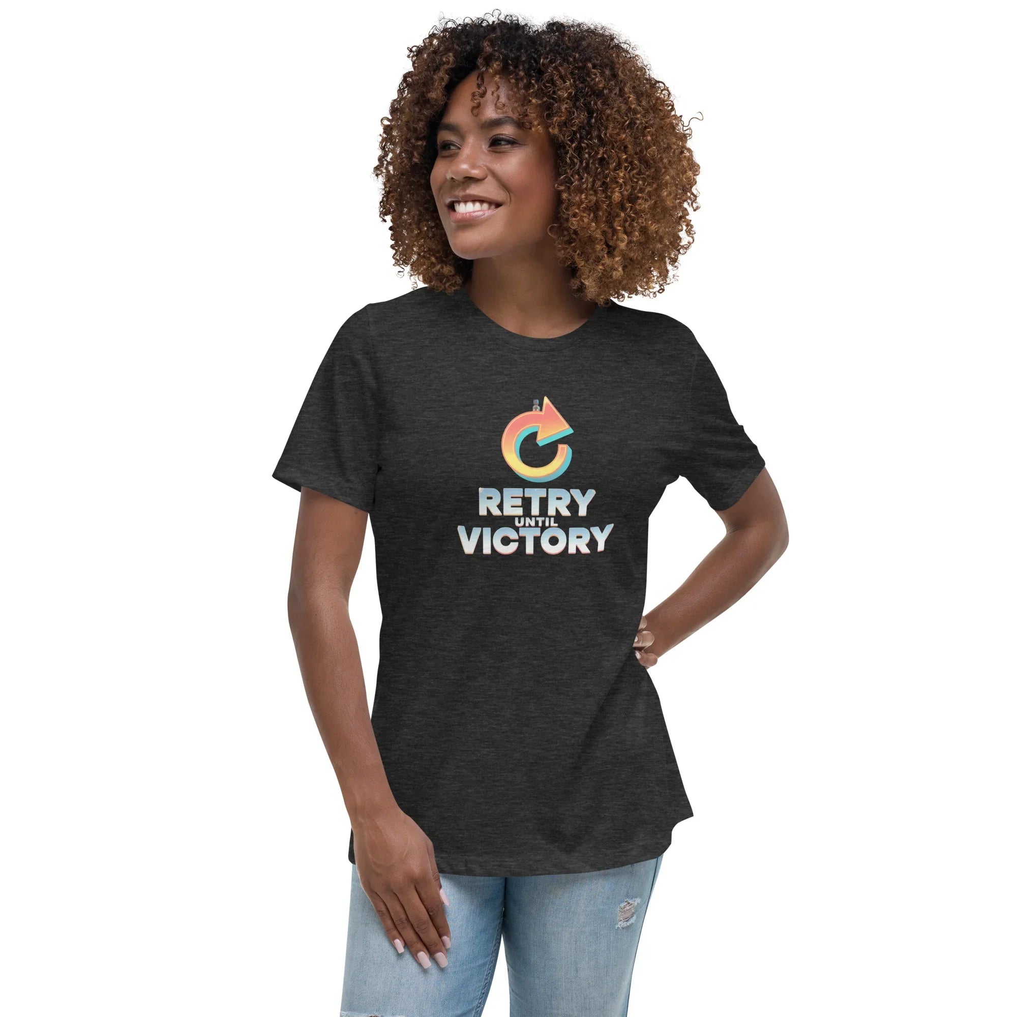 Retry Until Victory - Rogue Like Action T-Shirt - RaZits