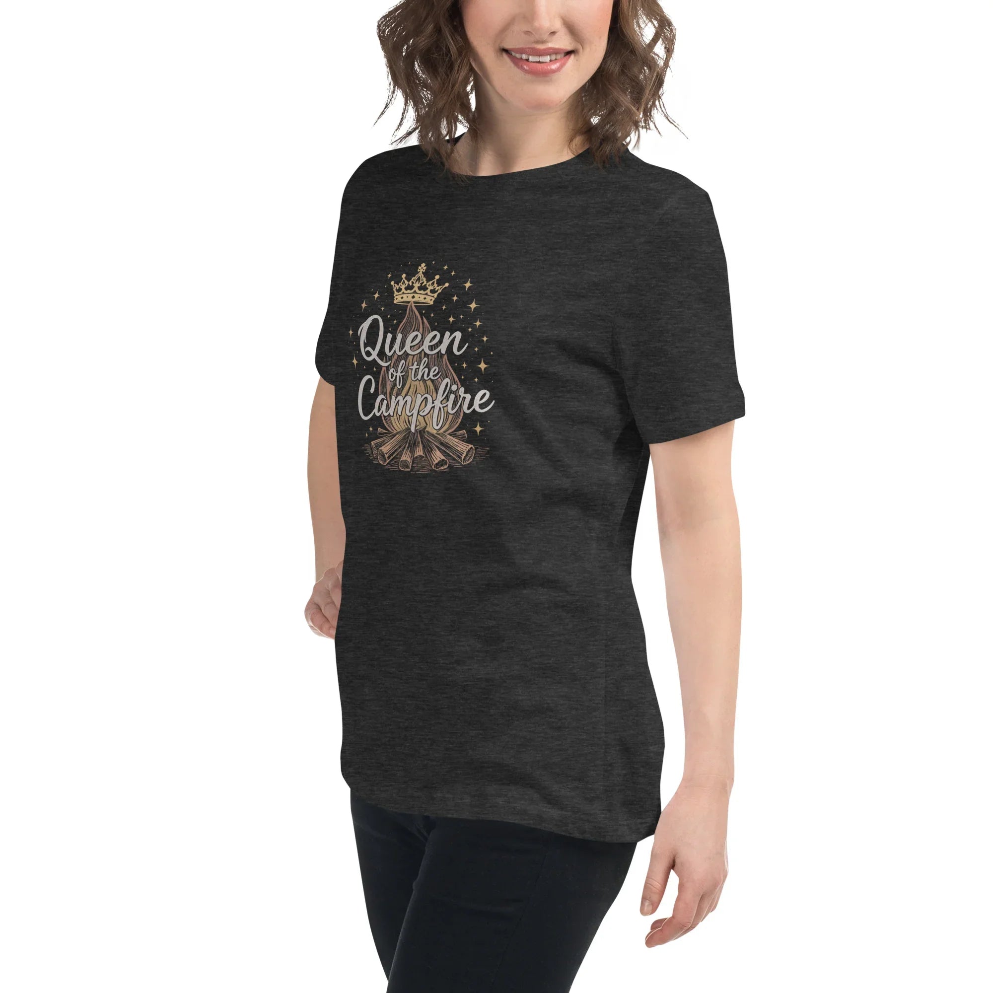 Queen of the Campfire Tee – Outdoor Art Shirt - RaZits