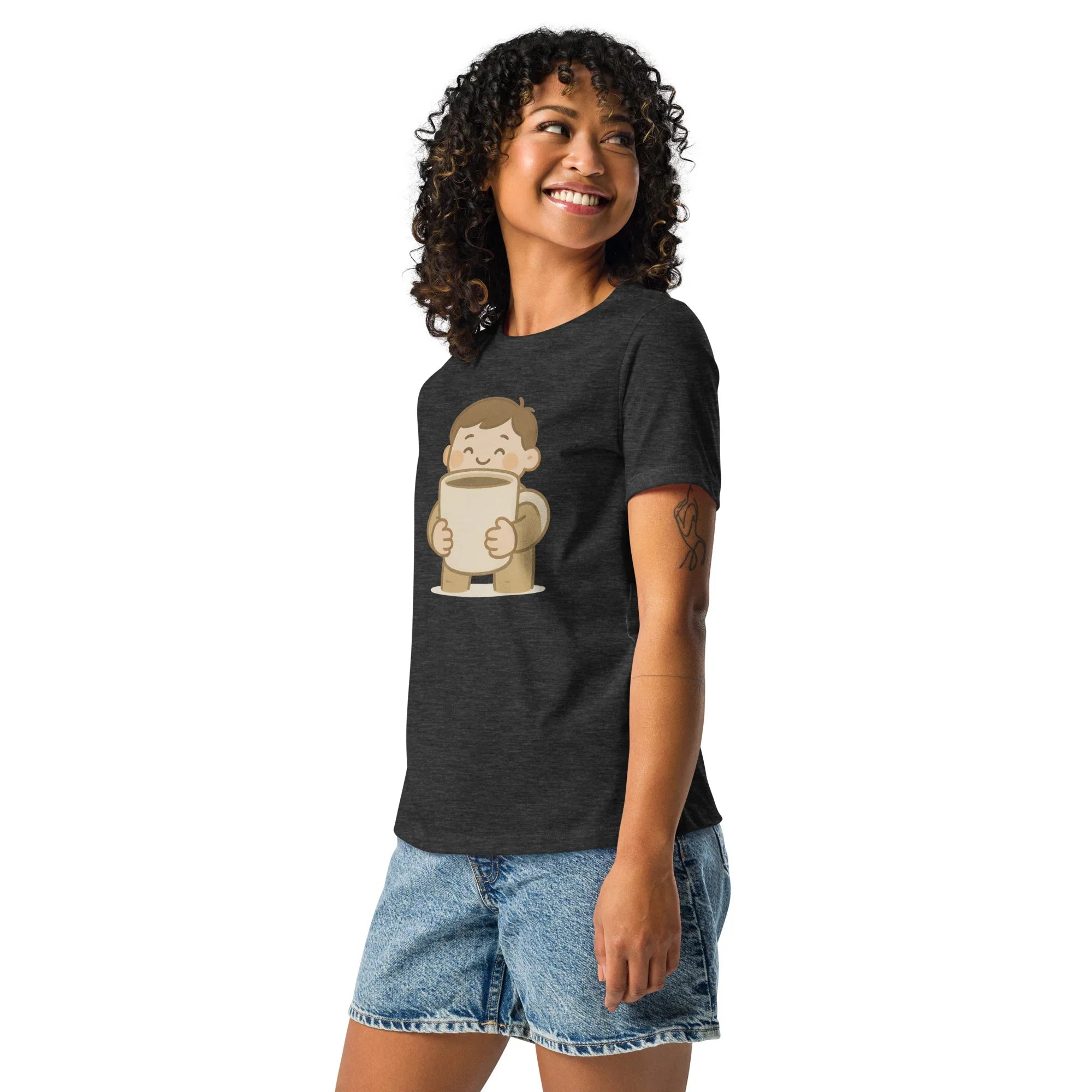 Big Mug Energy Tee – Happy Boy Coffee Design - RaZits