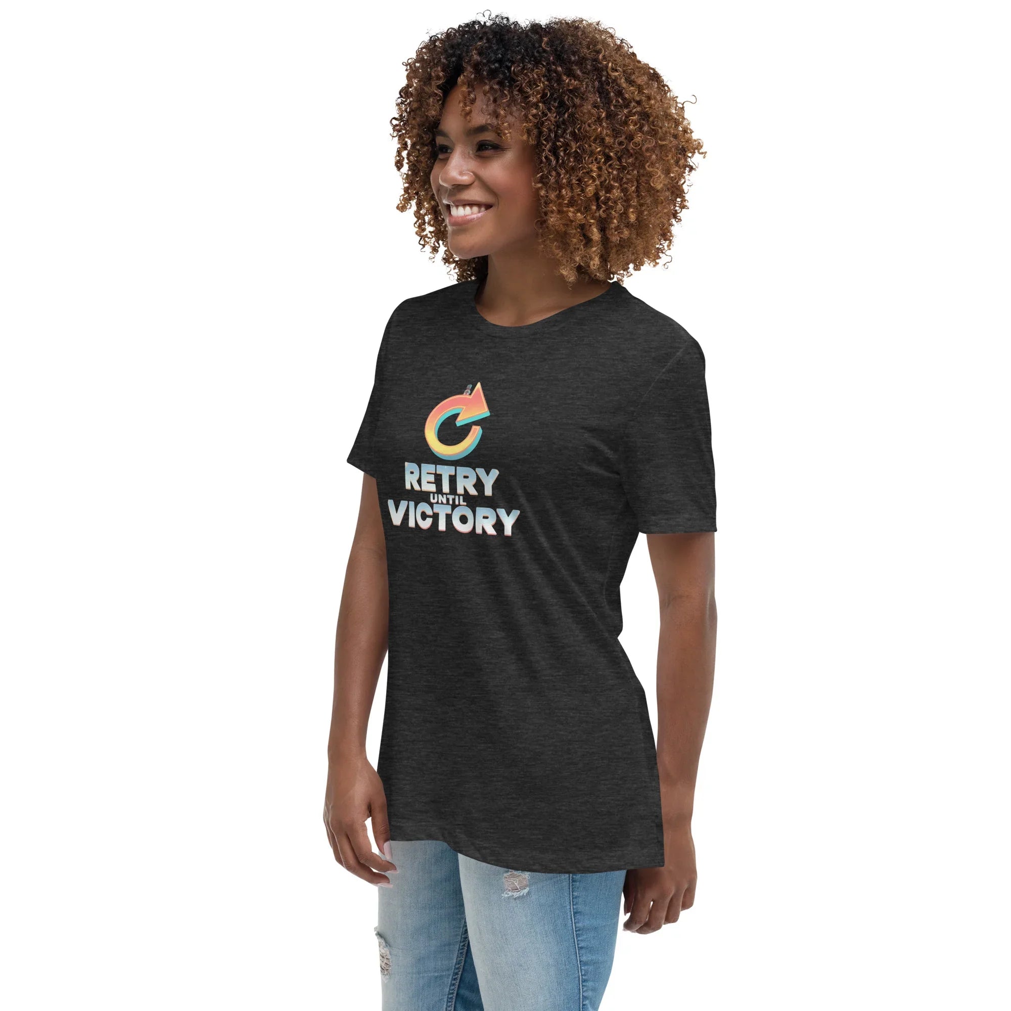 Retry Until Victory - Rogue Like Action T-Shirt - RaZits