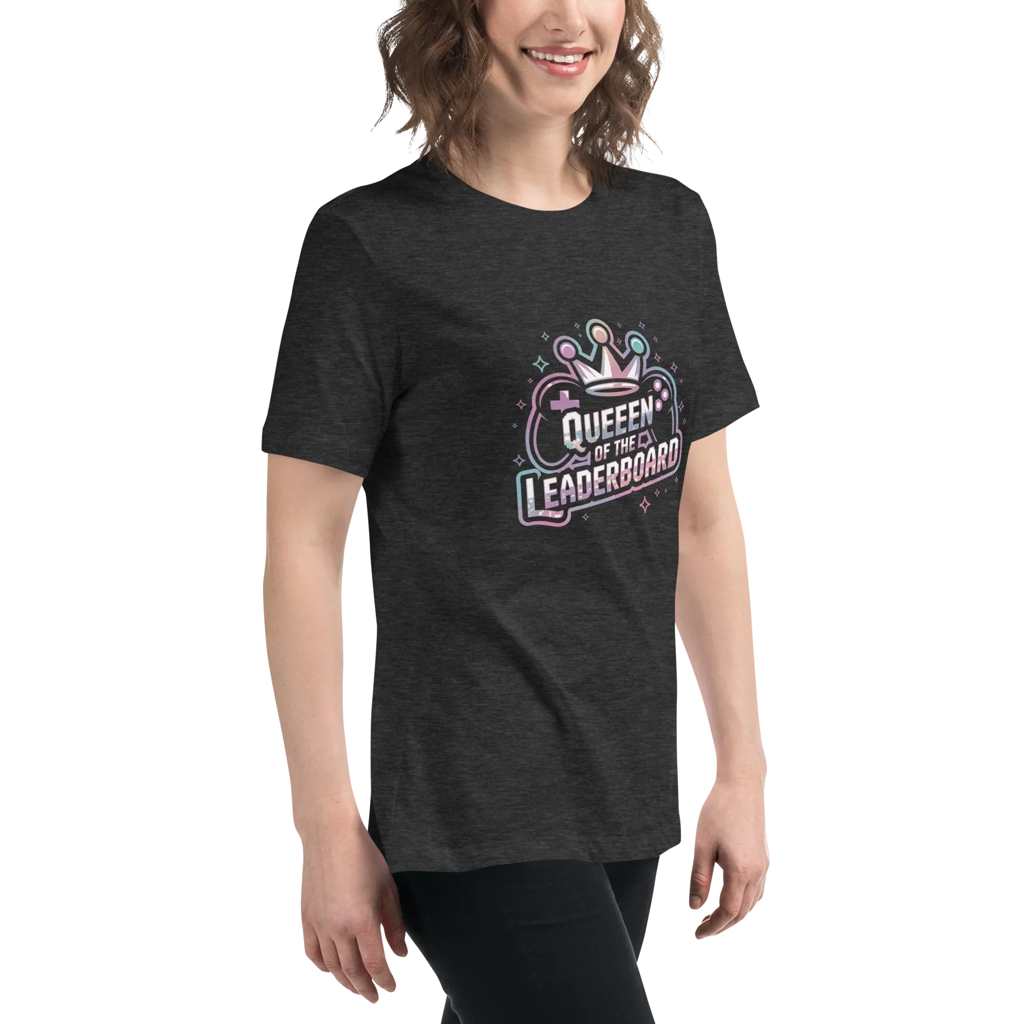 Queen of the Leaderboard Shirt – Gamer Girl Tee - RaZits