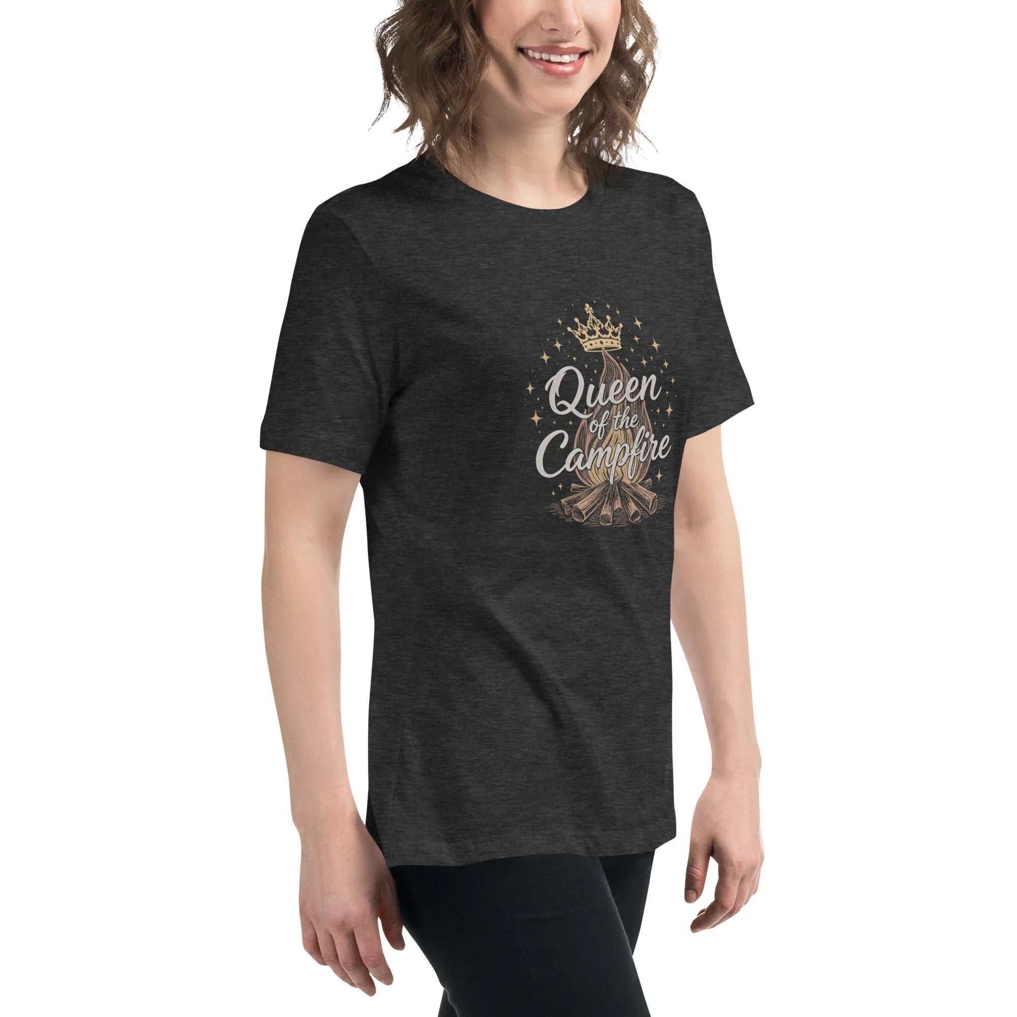 Queen of the Campfire Tee – Outdoor Art Shirt - RaZits