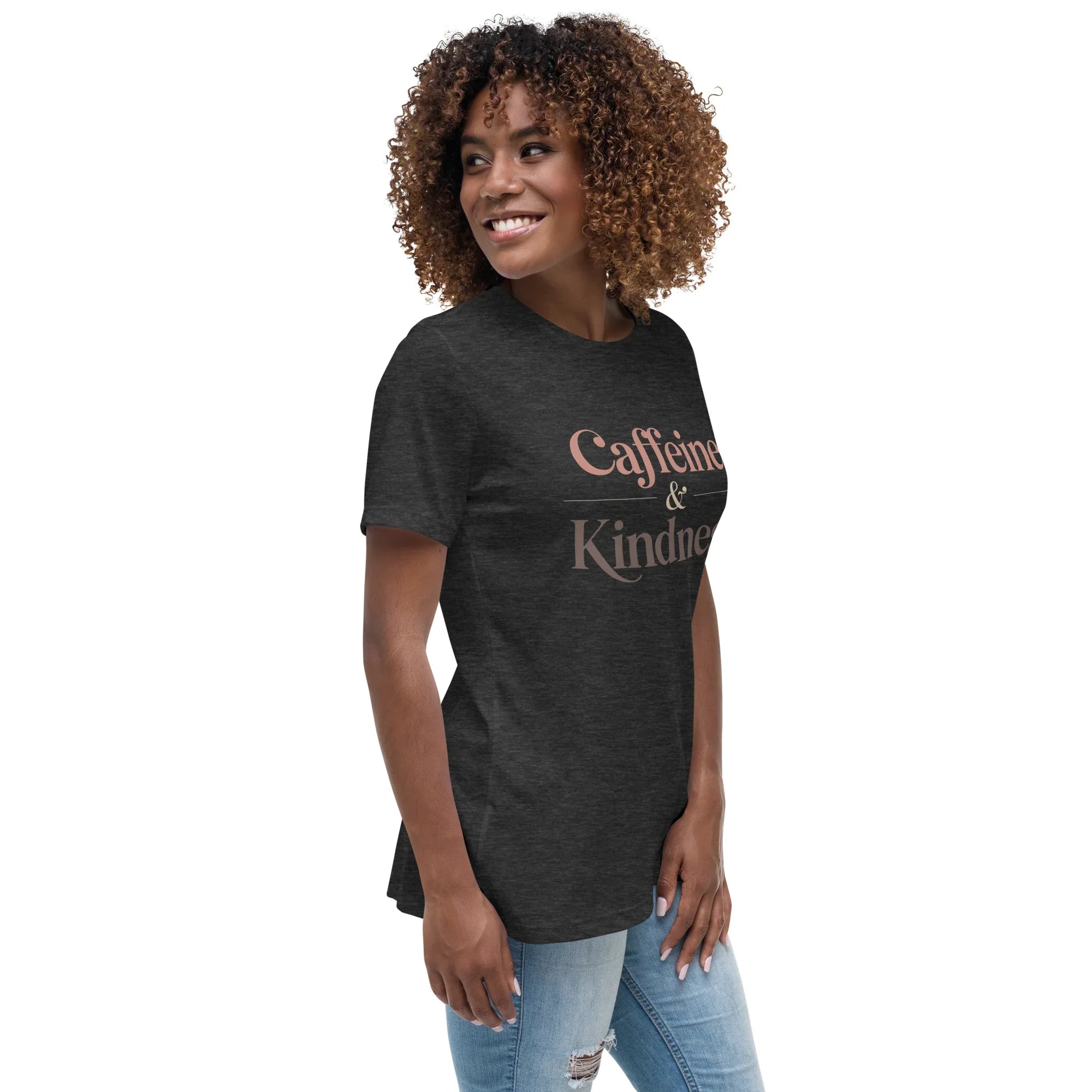Caffeine & Kindness Minimalist Tee - RaZits