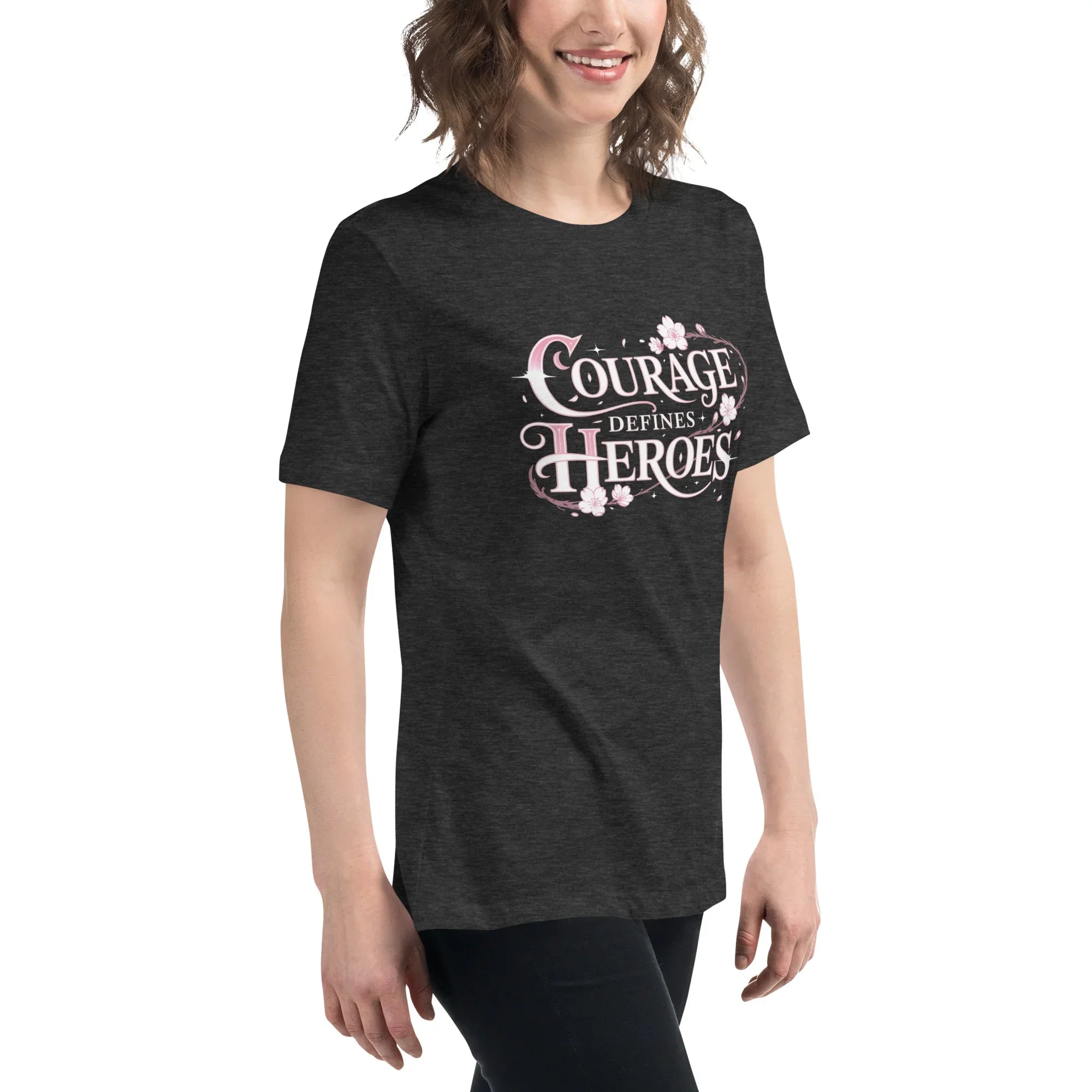 Courage Defines Heroes – JRPG Sakura T-Shirt - RaZits