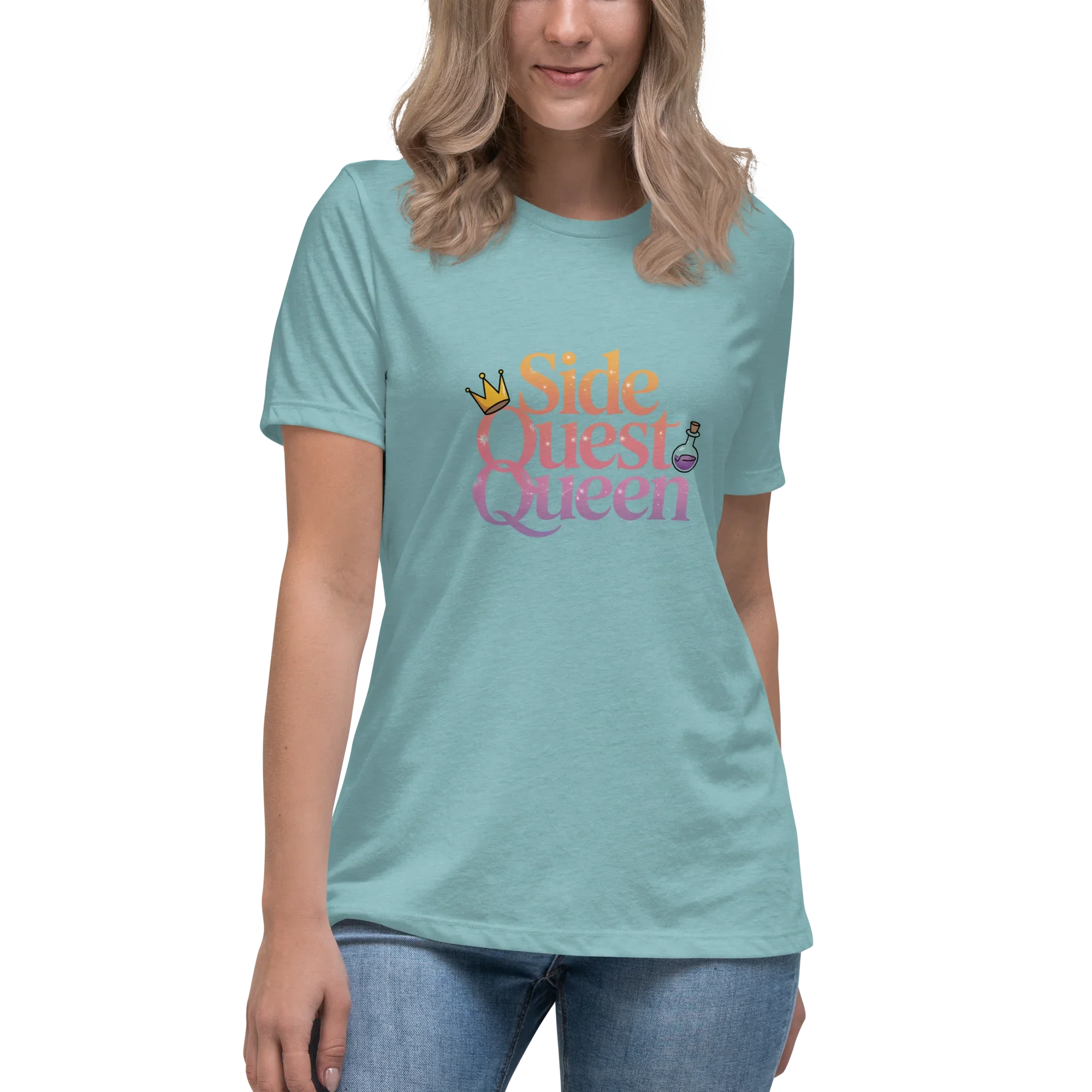Side Quest Queen Shirt – Fantasy Gamer Girl Tee - RaZits