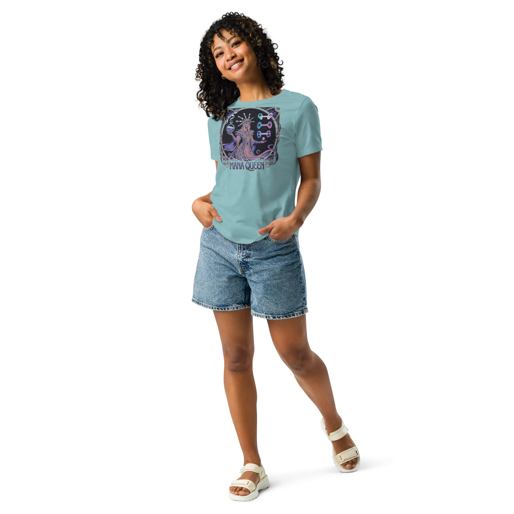 Mana Queen Shirt – Fantasy Sorceress Gamer Tee - RaZits