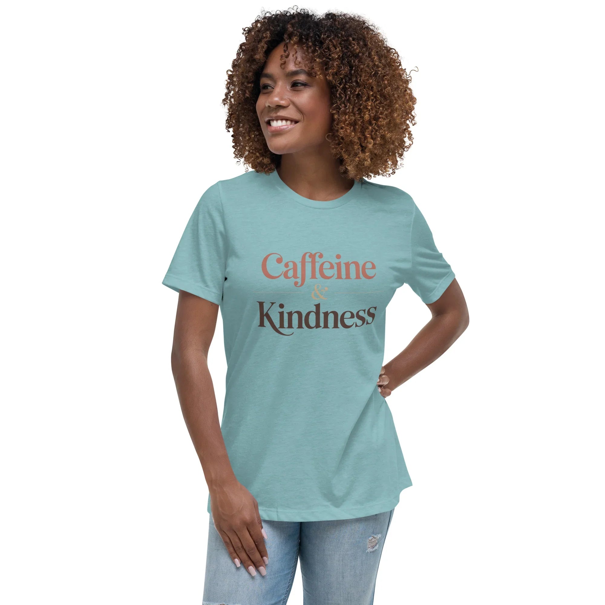 Caffeine & Kindness Minimalist Tee - RaZits