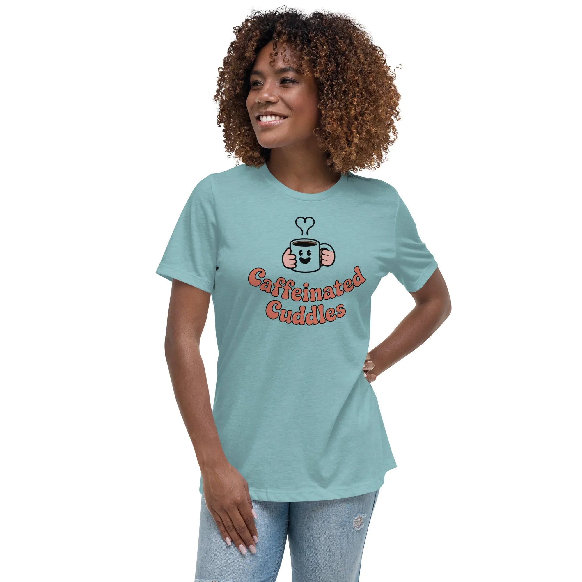 Caffeinated Cuddles Tee – Cozy Mug Love - RaZits