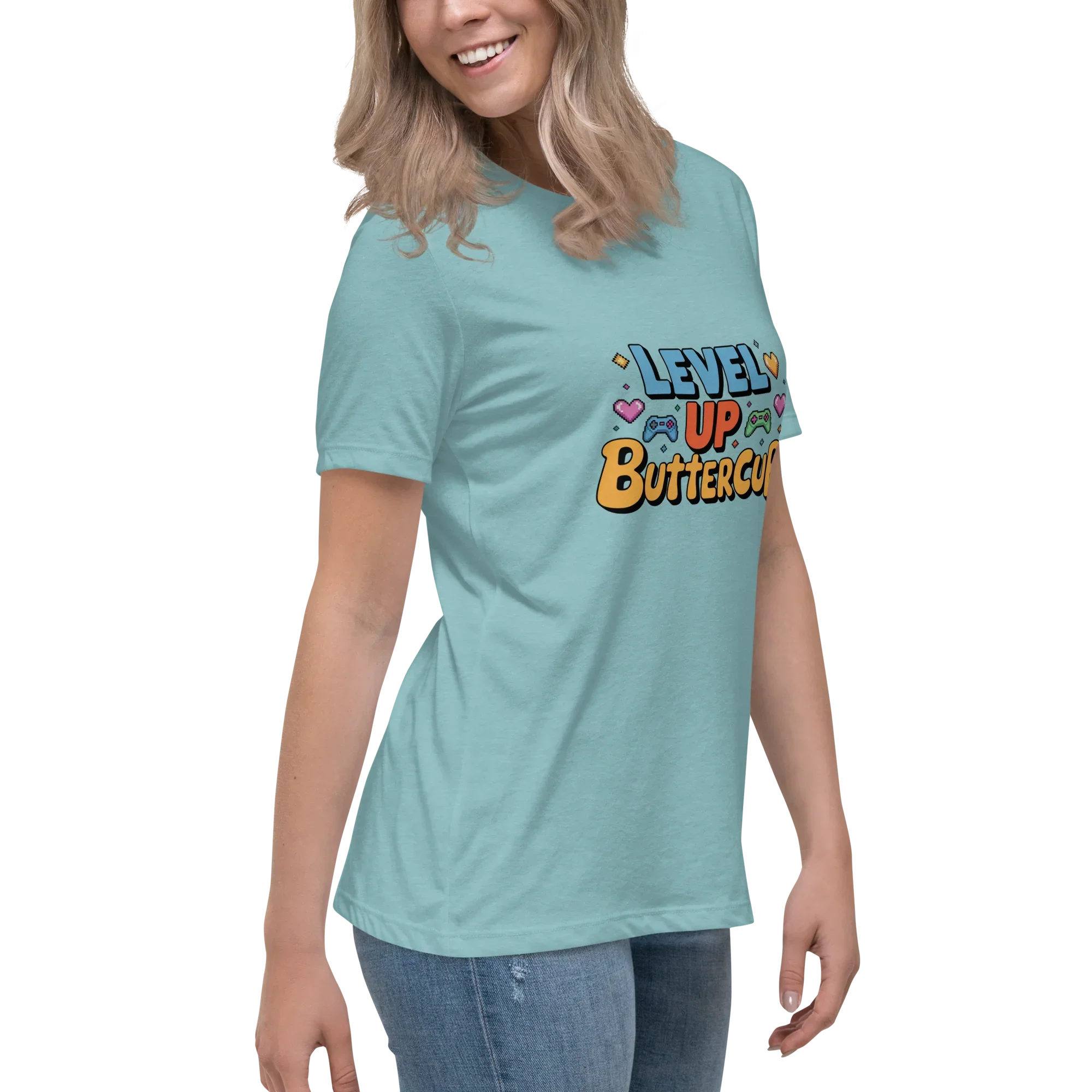 Level Up Buttercup Shirt – Cute Gamer Girl Tee - RaZits