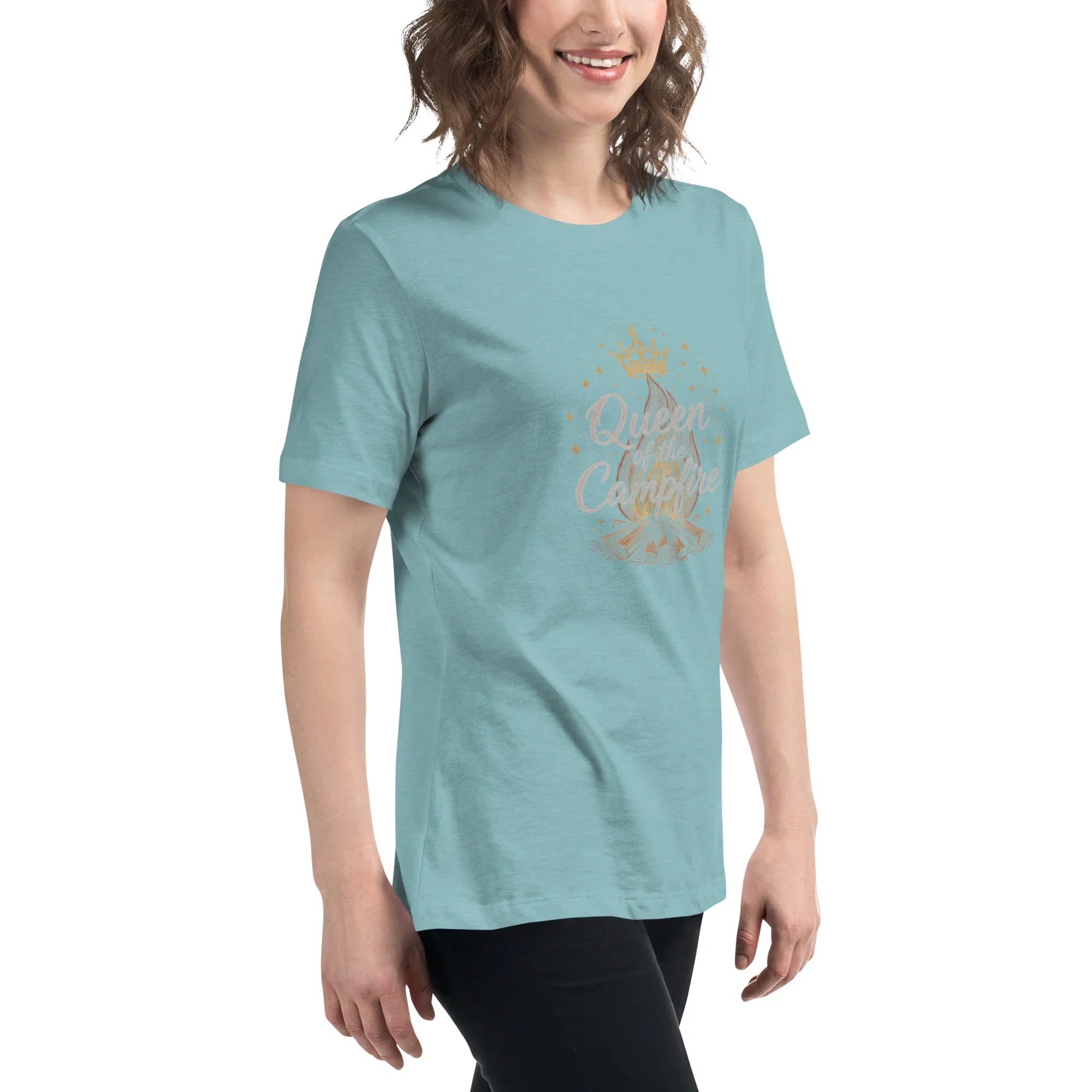 Queen of the Campfire Tee – Outdoor Art Shirt - RaZits