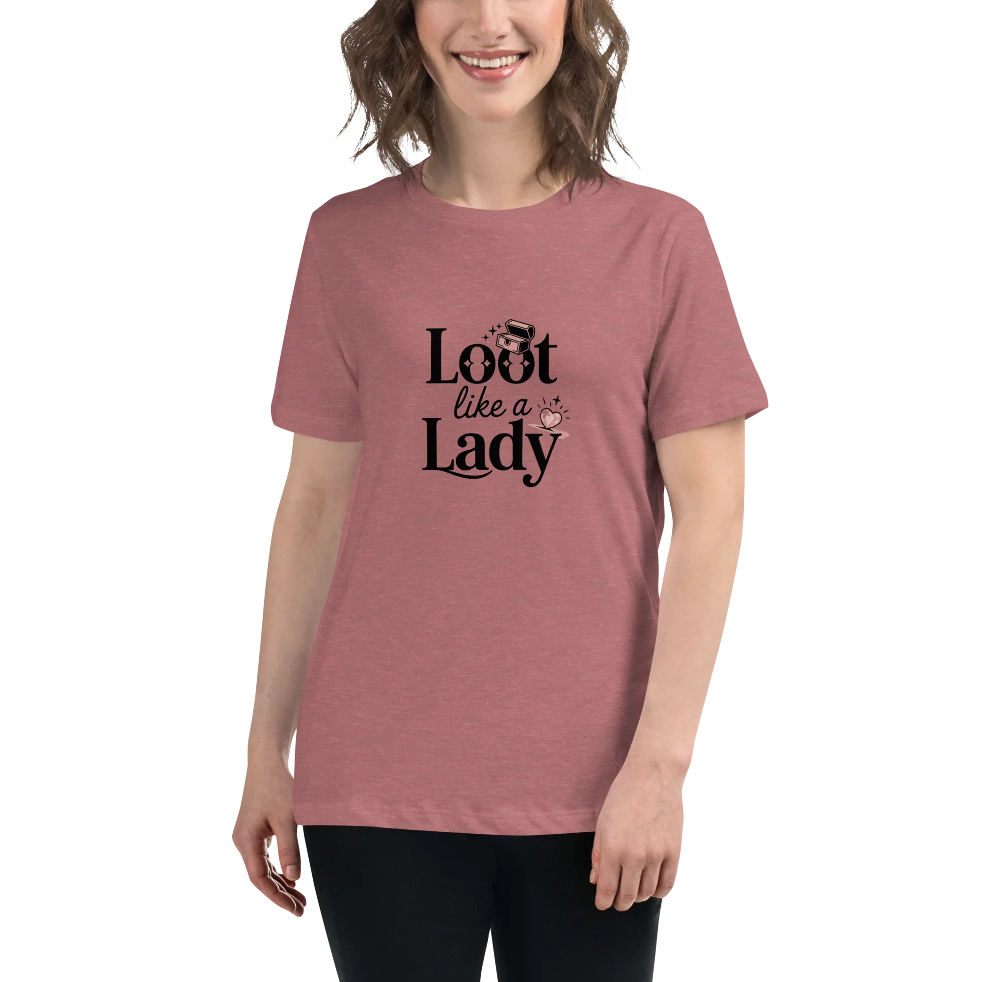 Loot Like a Lady Shirt – Red Gamer Girl Tee - RaZits