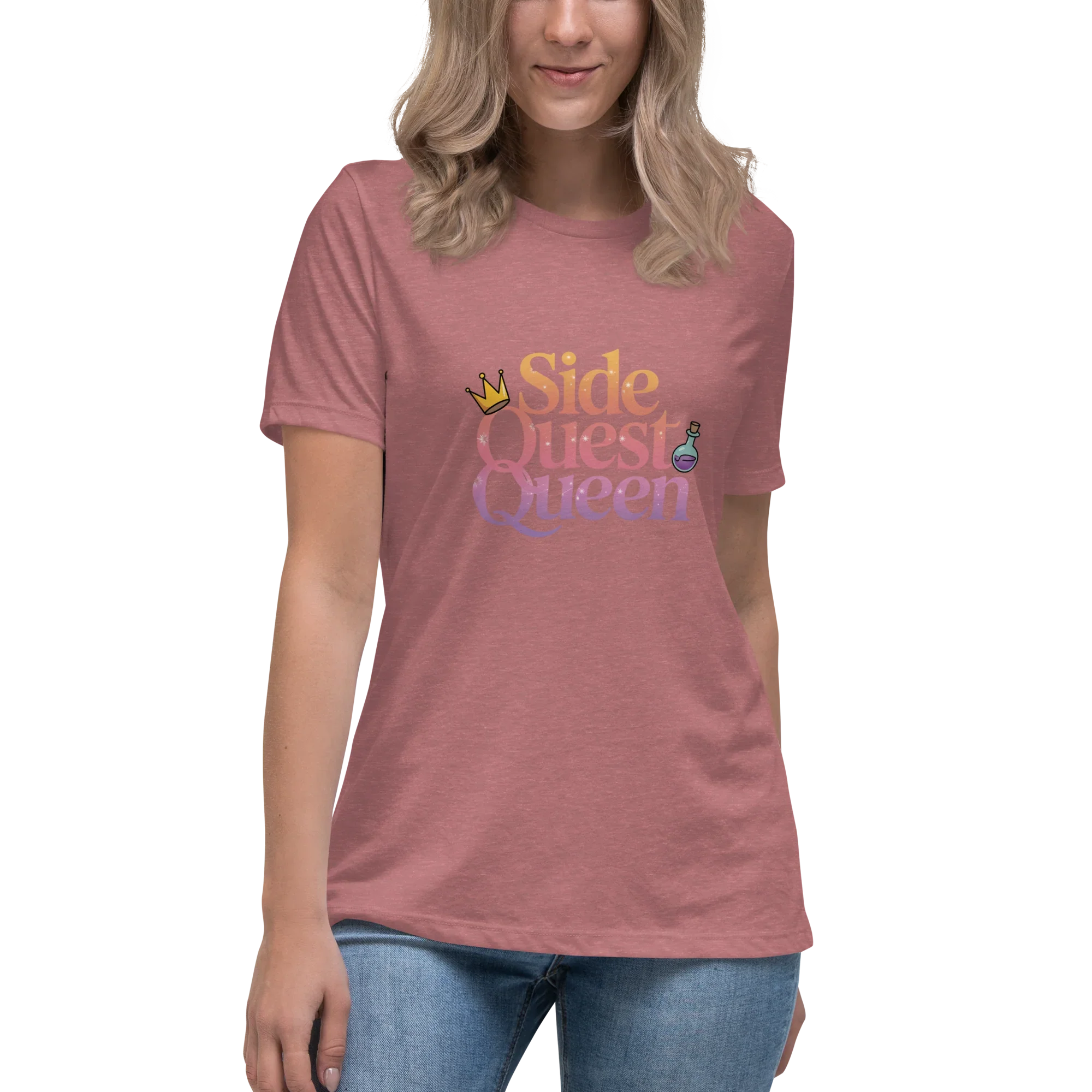 Side Quest Queen Shirt – Fantasy Gamer Girl Tee - RaZits