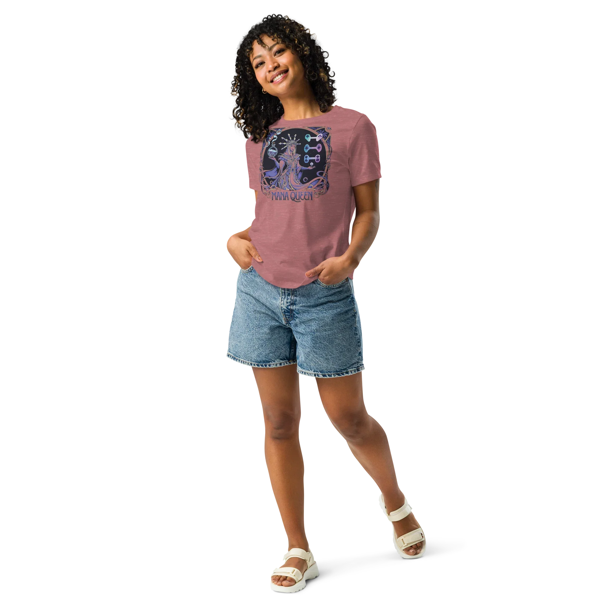 Mana Queen Shirt – Fantasy Sorceress Gamer Tee - RaZits