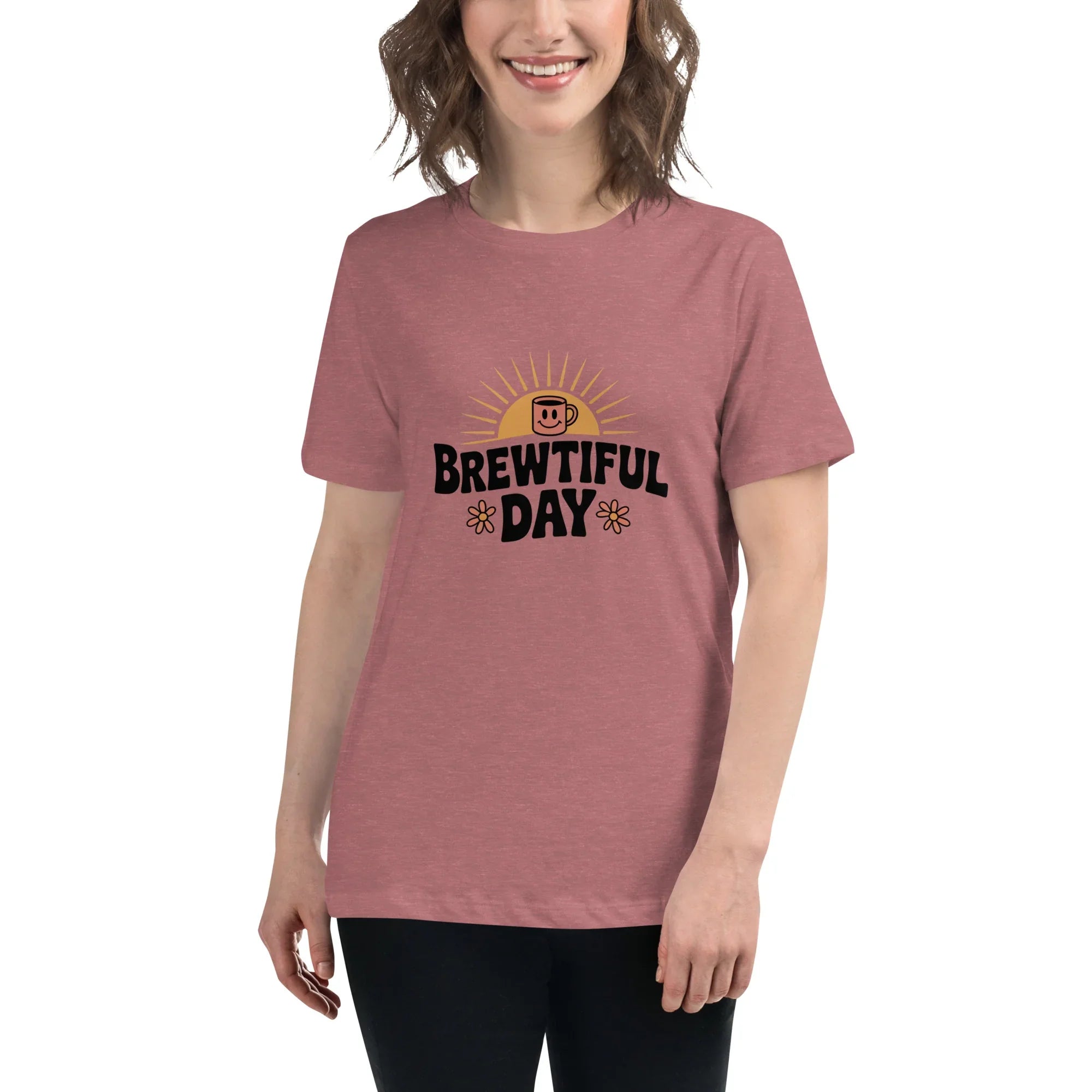 Brewtiful Day Sunrise Coffee Tee - RaZits