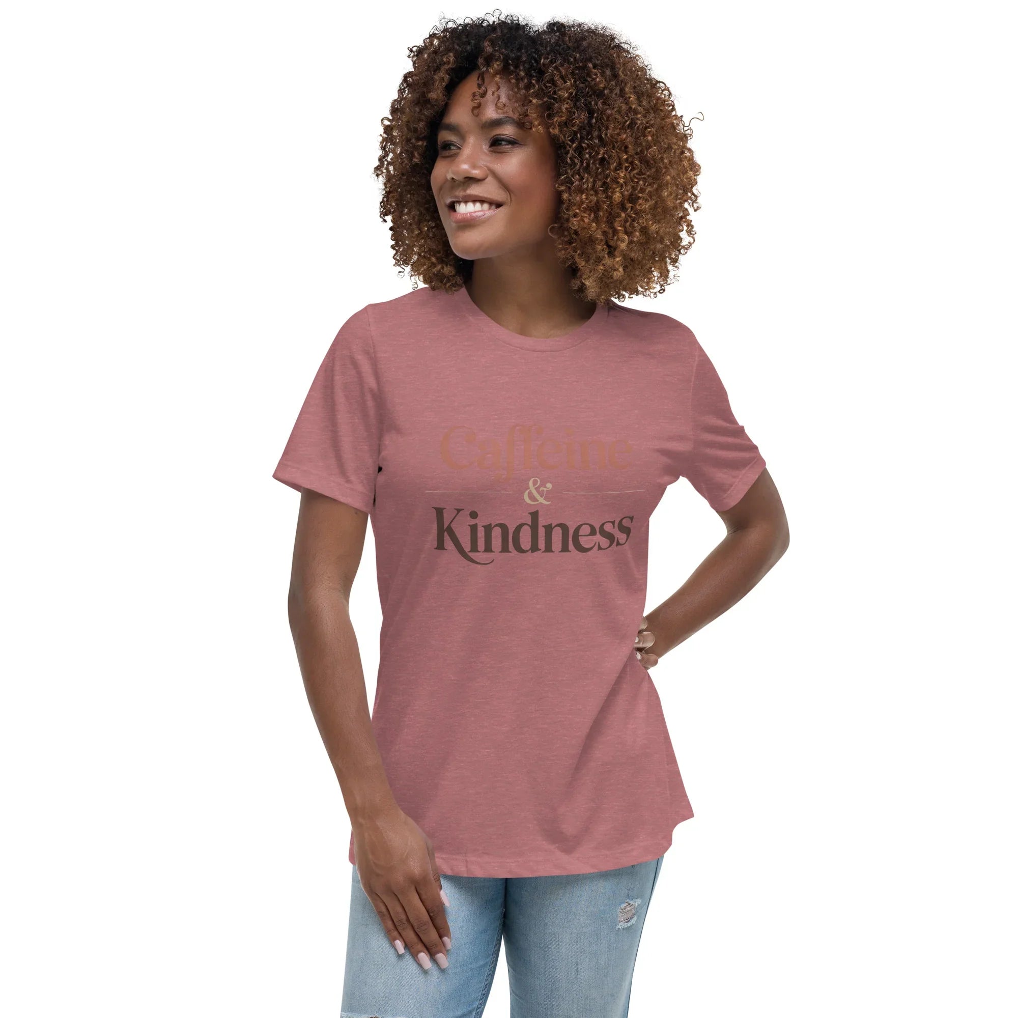 Caffeine & Kindness Minimalist Tee - RaZits