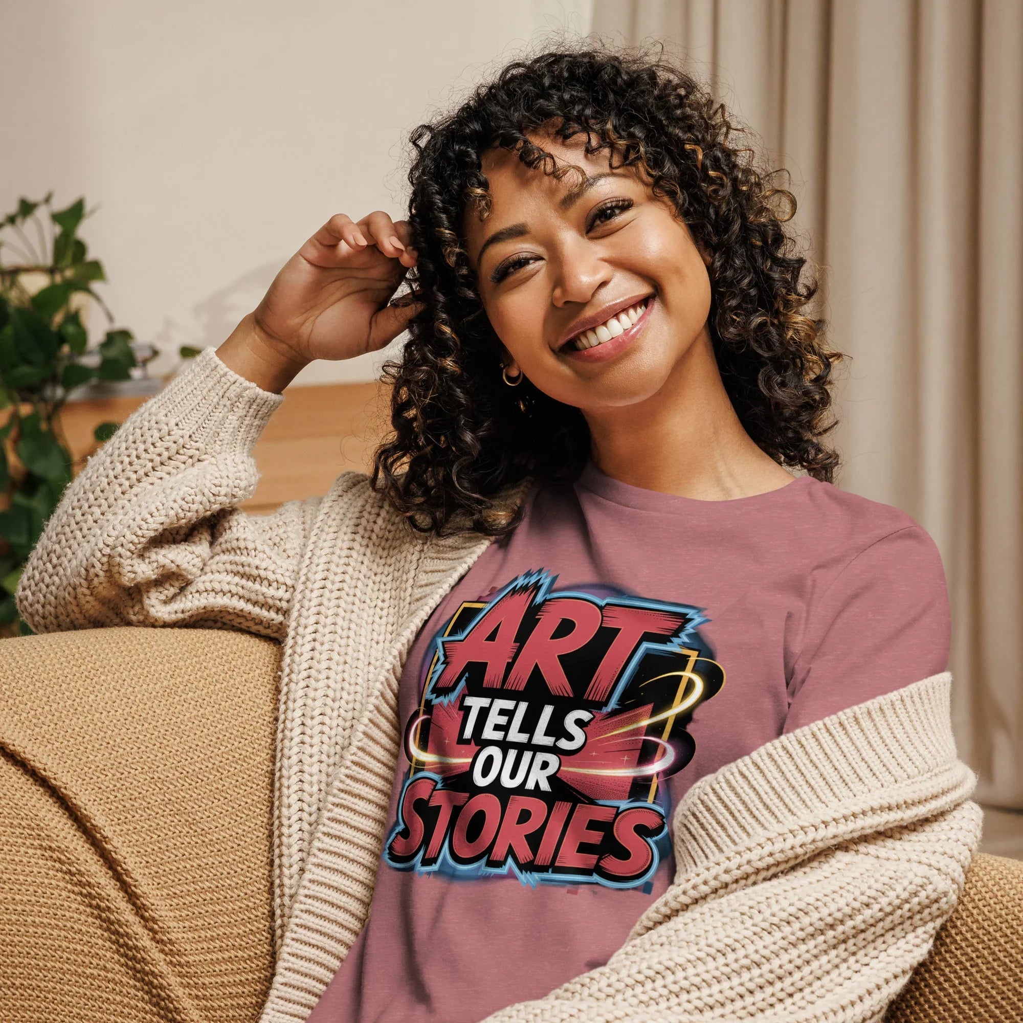 Art Tells Our Stories Shirt – Creative Expression Adventure Tee - RaZits