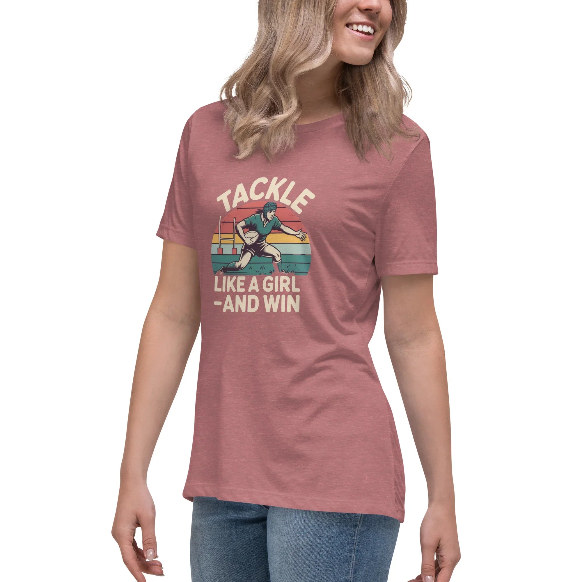 Tackle Like a Girl Tee – Win Bold Rugby Style - RaZits