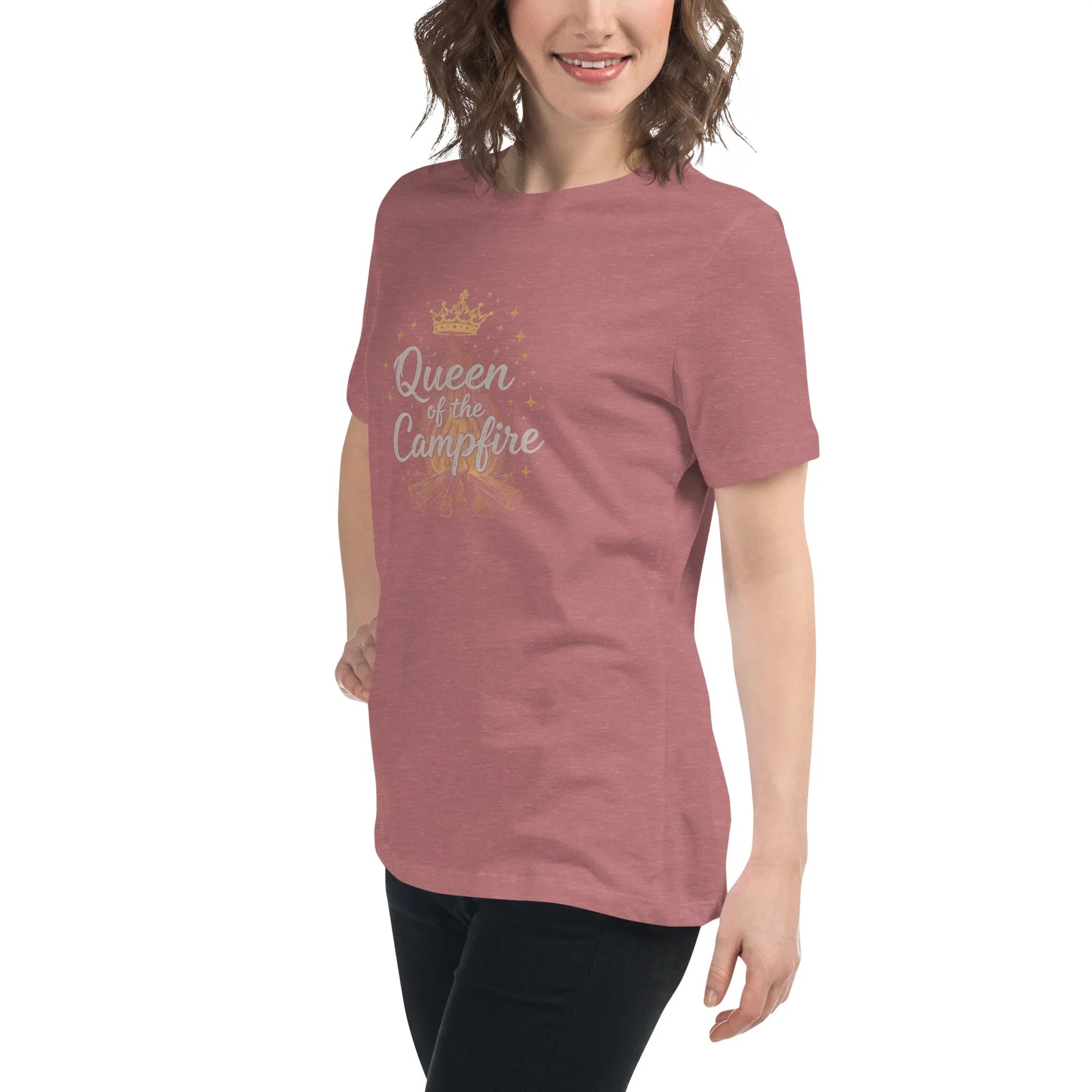 Queen of the Campfire Tee – Outdoor Art Shirt - RaZits