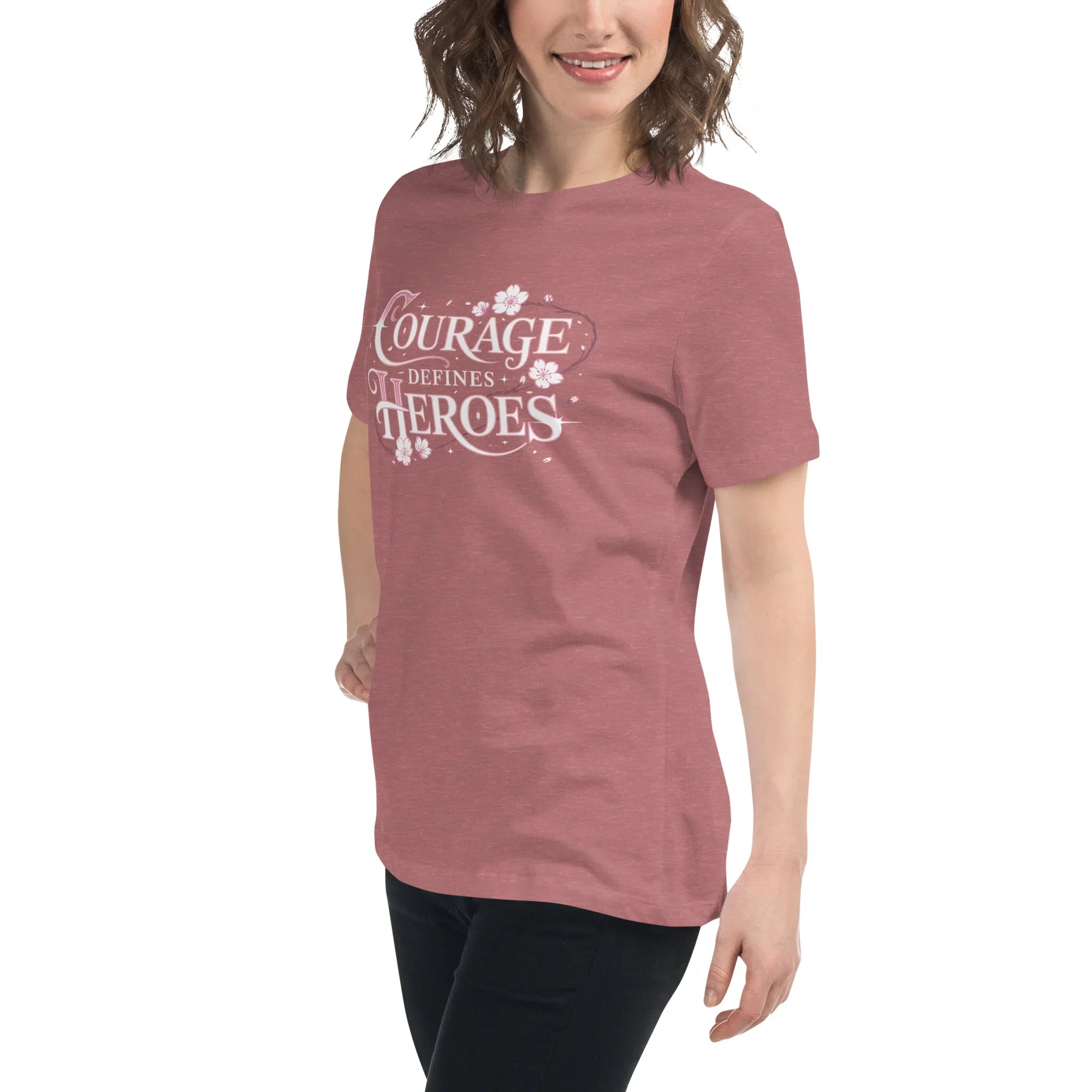 Courage Defines Heroes – JRPG Sakura T-Shirt - RaZits