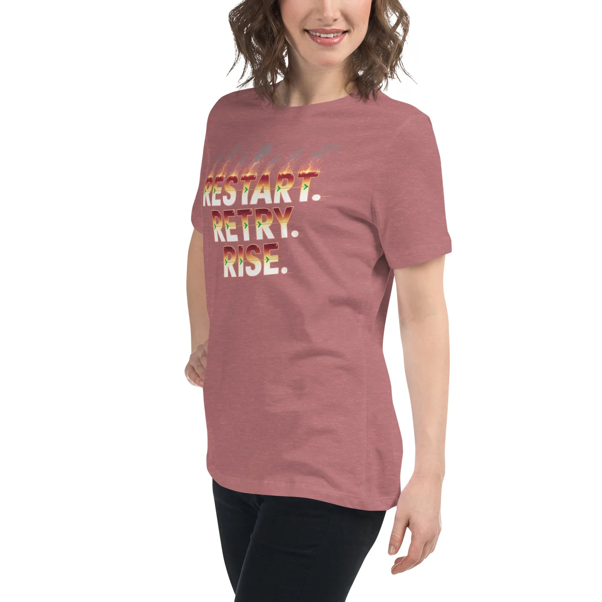 Restart Retry Rise - Rogue Like Action T-Shirt - RaZits