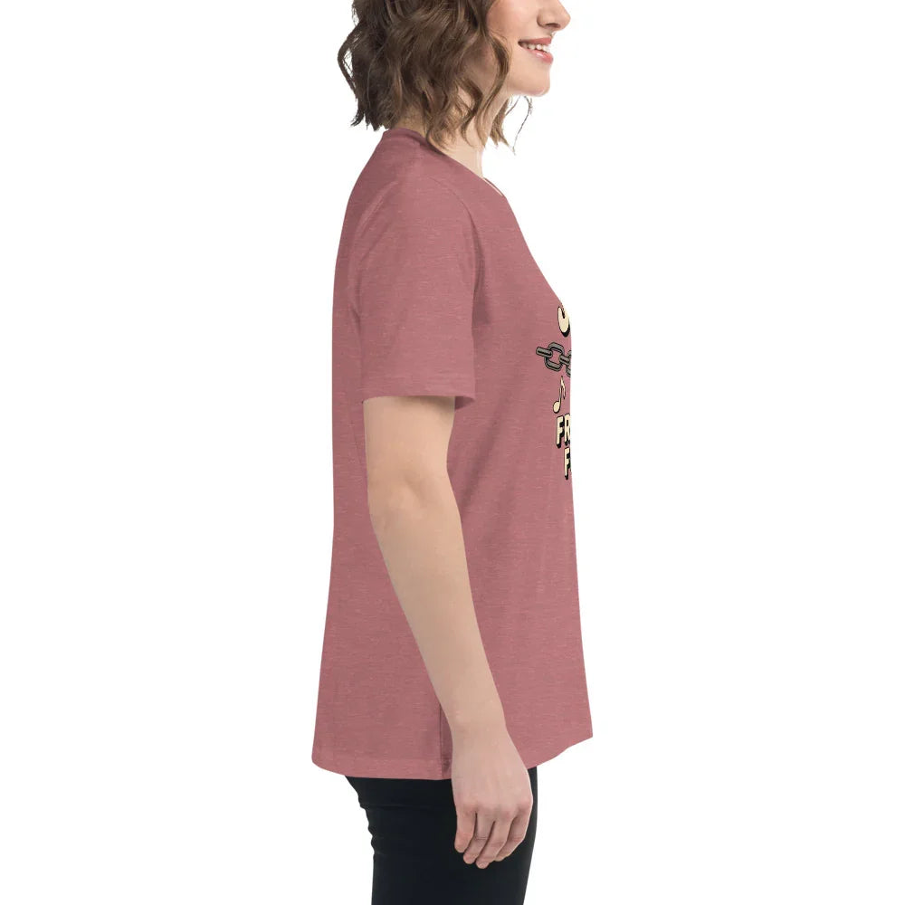 Jazz Is Freedom Found – Relaxed Fit Cotton Tee - RaZits