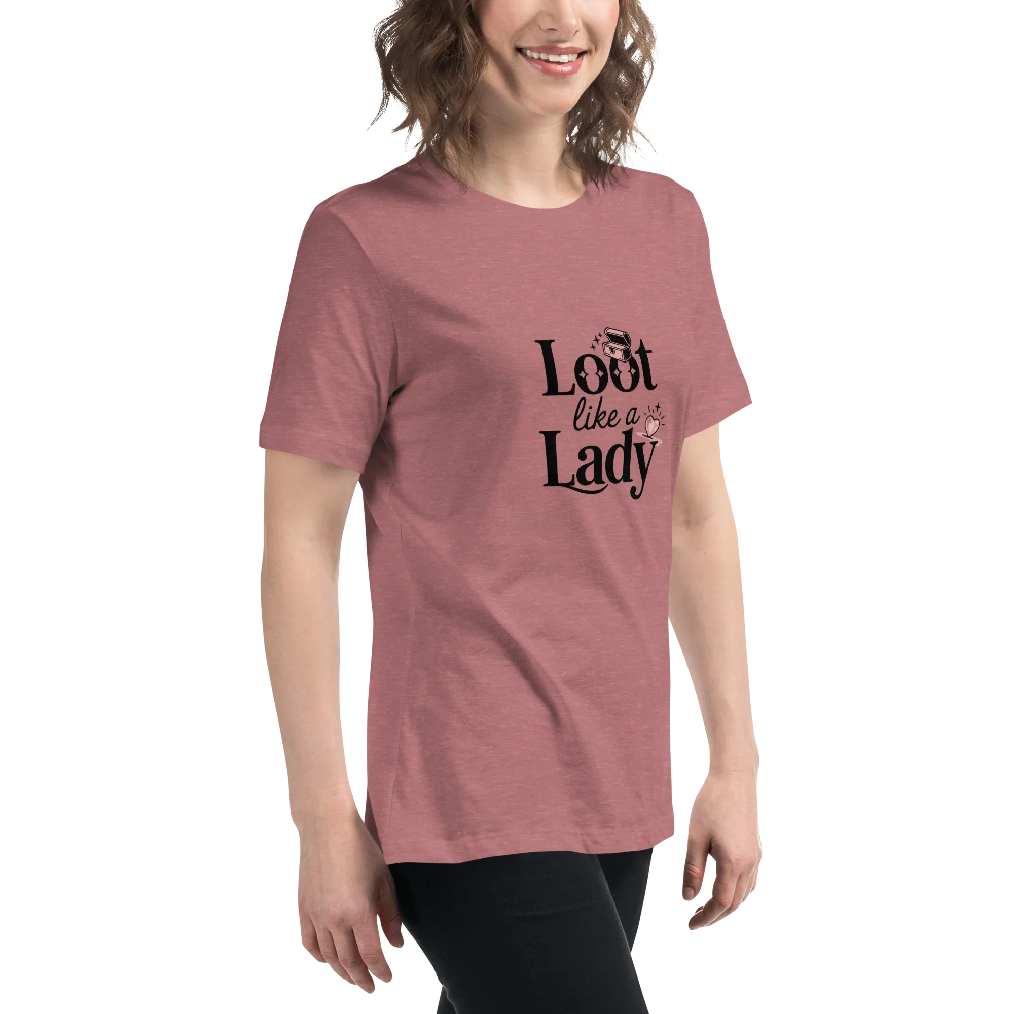 Loot Like a Lady Shirt – Red Gamer Girl Tee - RaZits