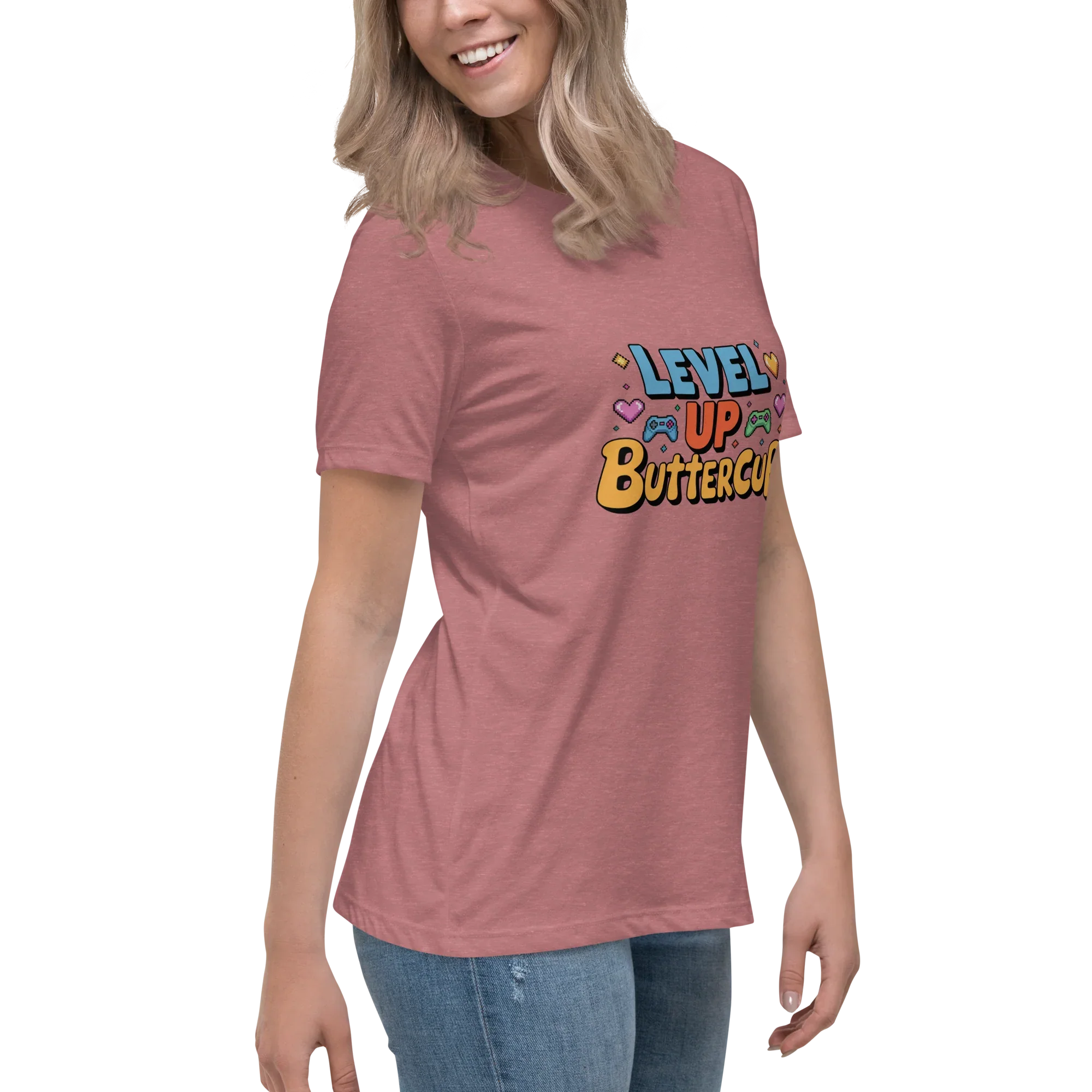 Level Up Buttercup Shirt – Cute Gamer Girl Tee - RaZits