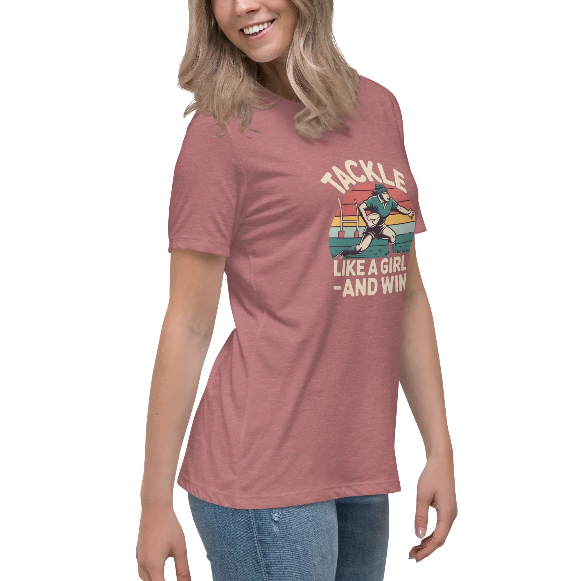 Tackle Like a Girl Tee – Win Bold Rugby Style - RaZits