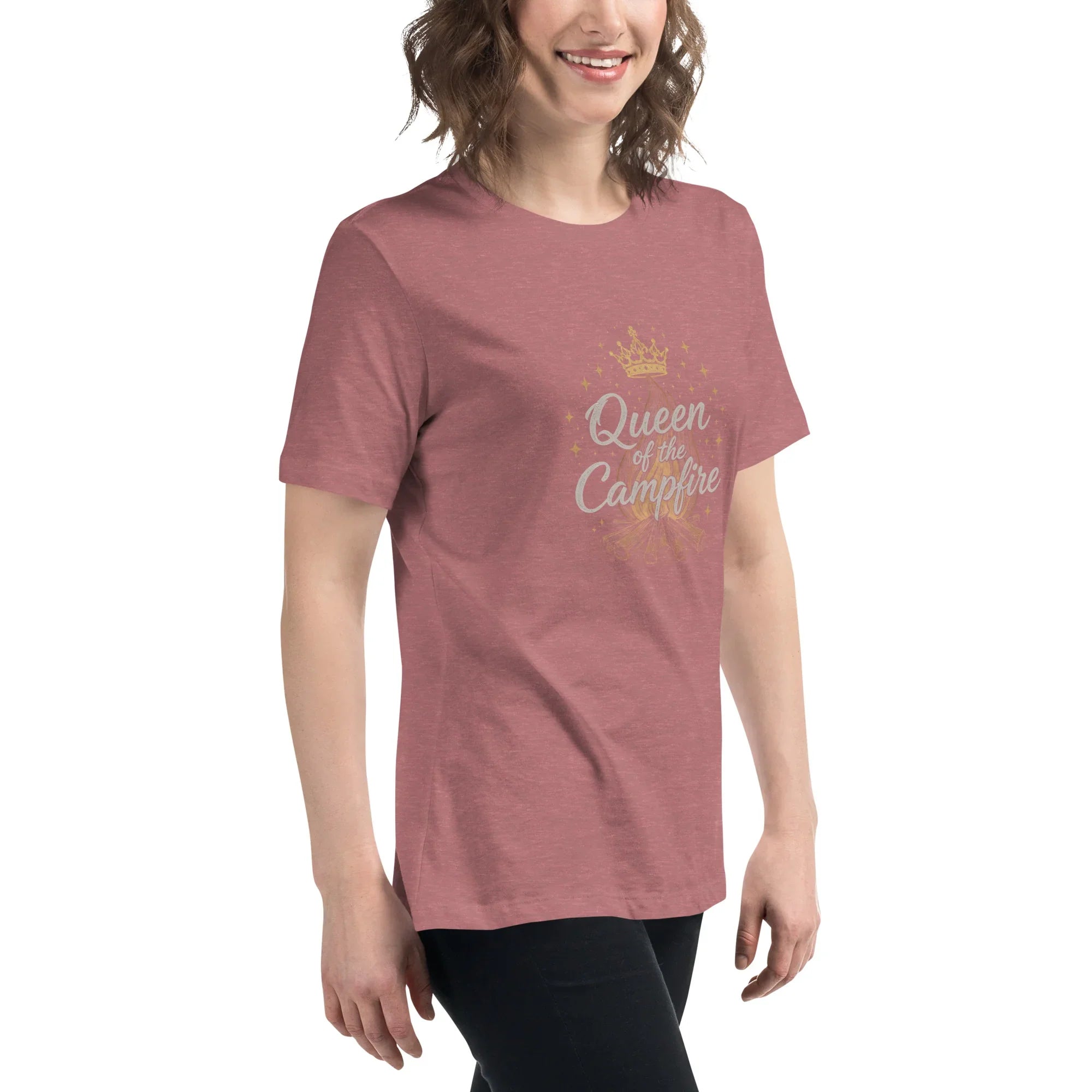 Queen of the Campfire Tee – Outdoor Art Shirt - RaZits