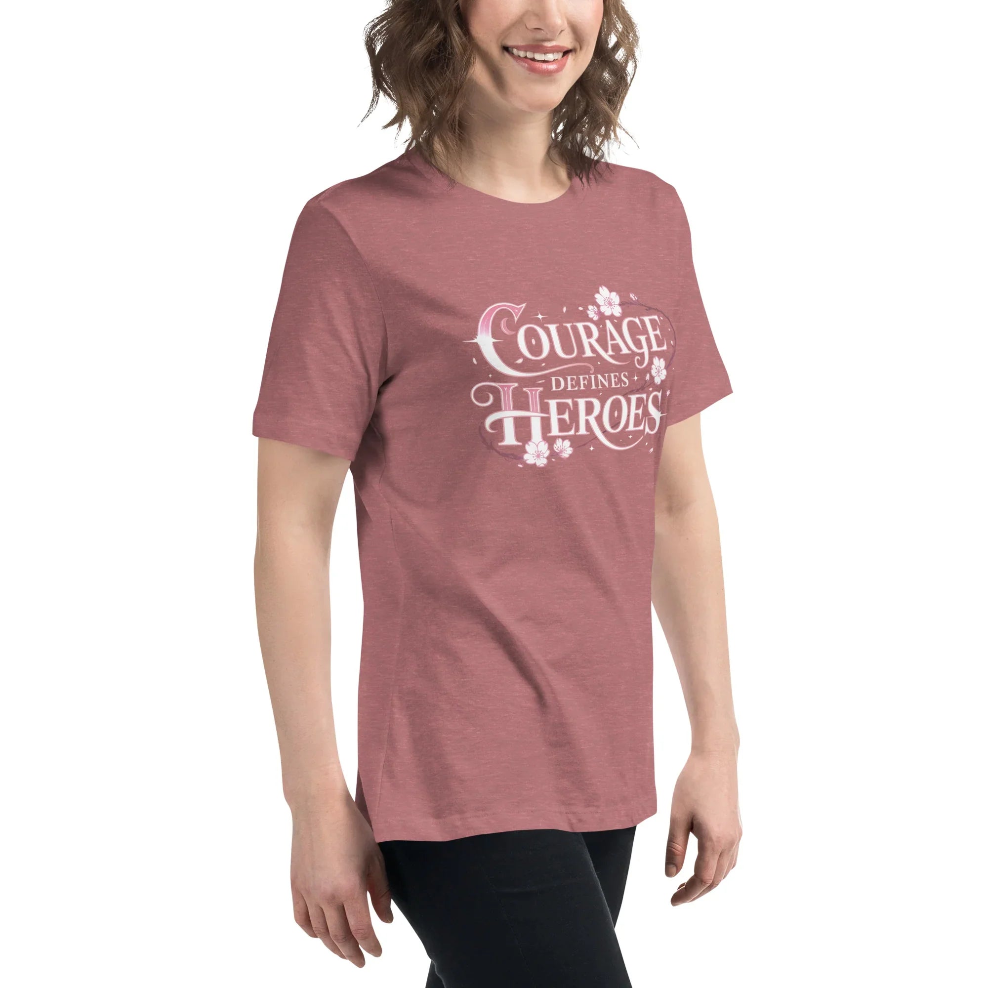 Courage Defines Heroes – JRPG Sakura T-Shirt - RaZits