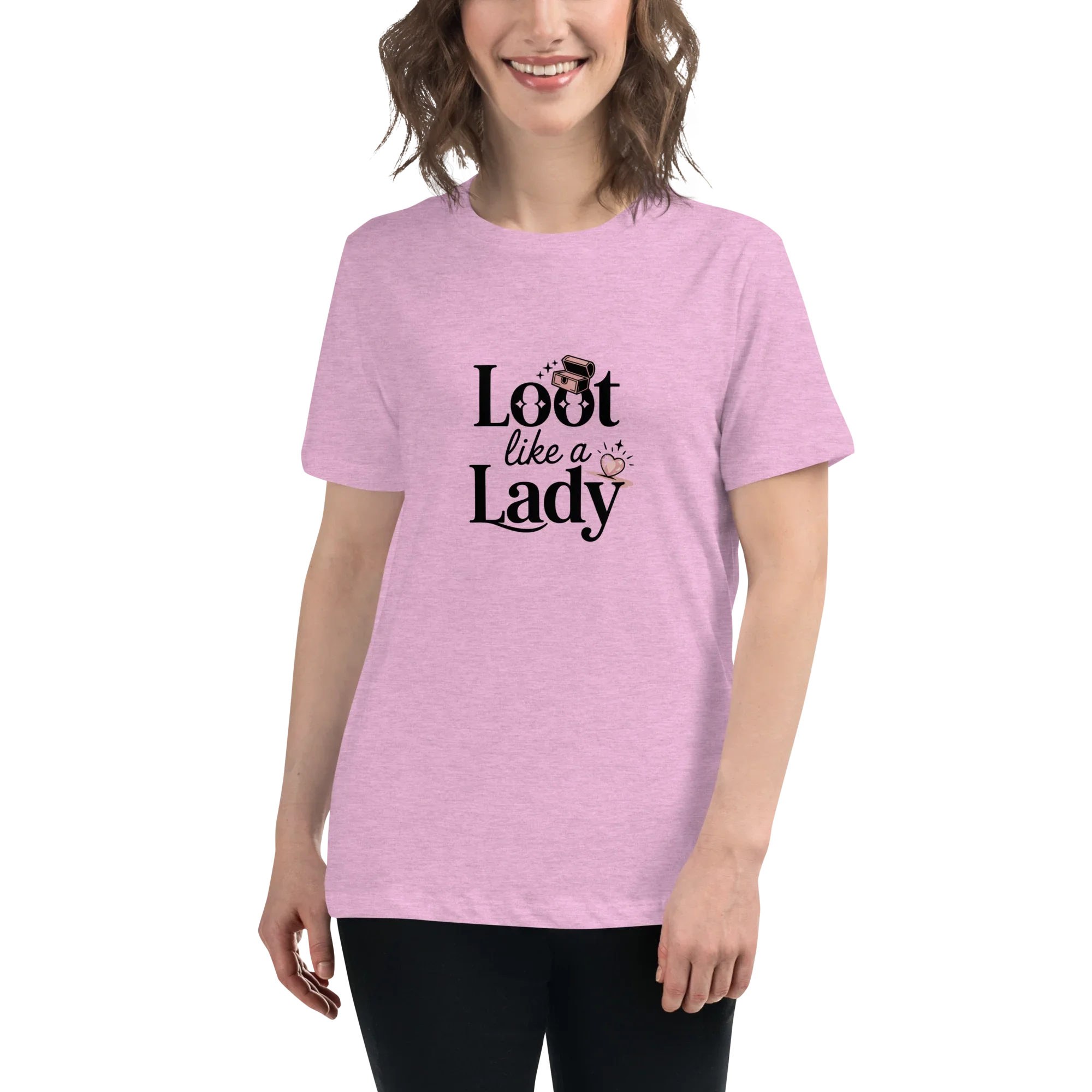 Loot Like a Lady Shirt – Red Gamer Girl Tee - RaZits