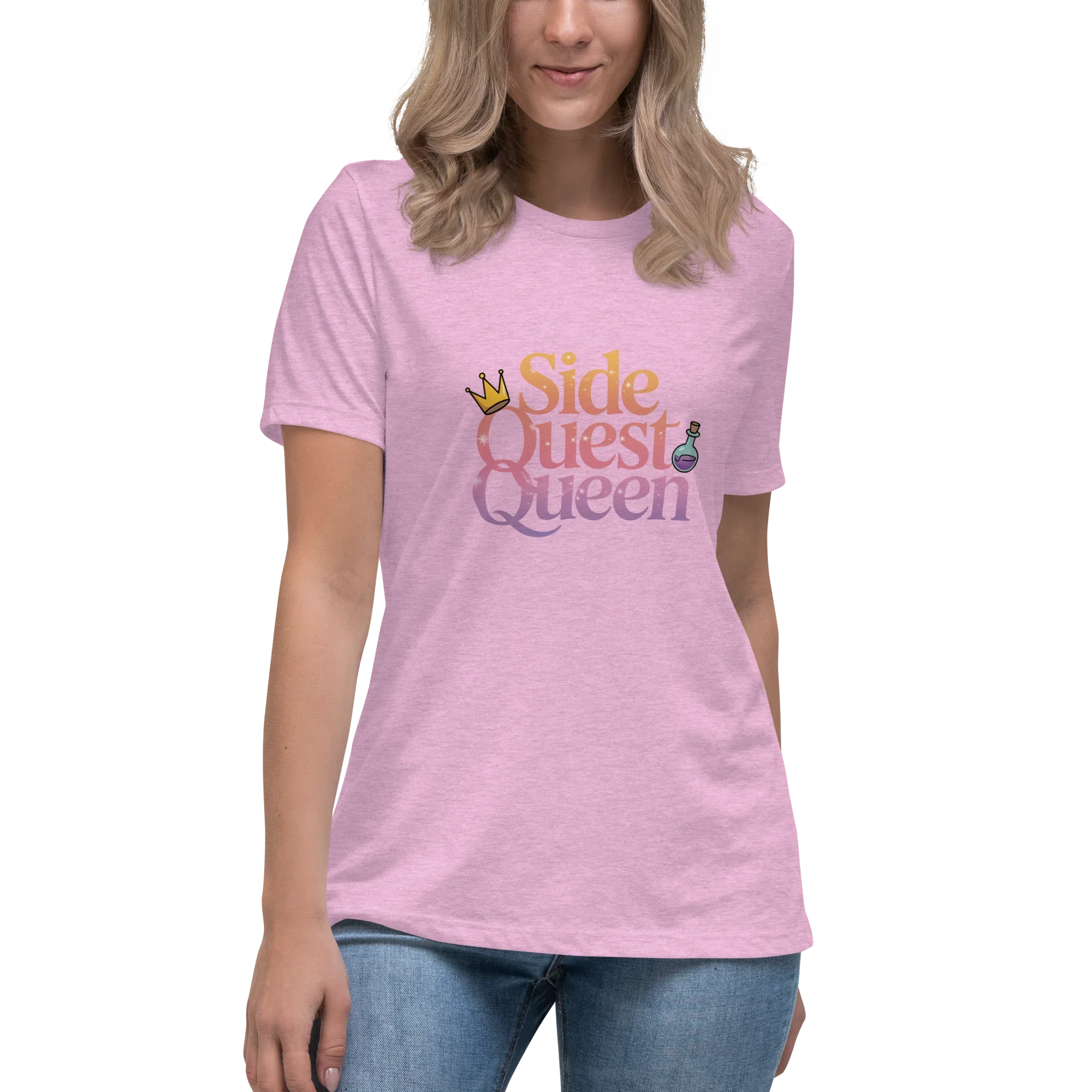Side Quest Queen Shirt – Fantasy Gamer Girl Tee - RaZits