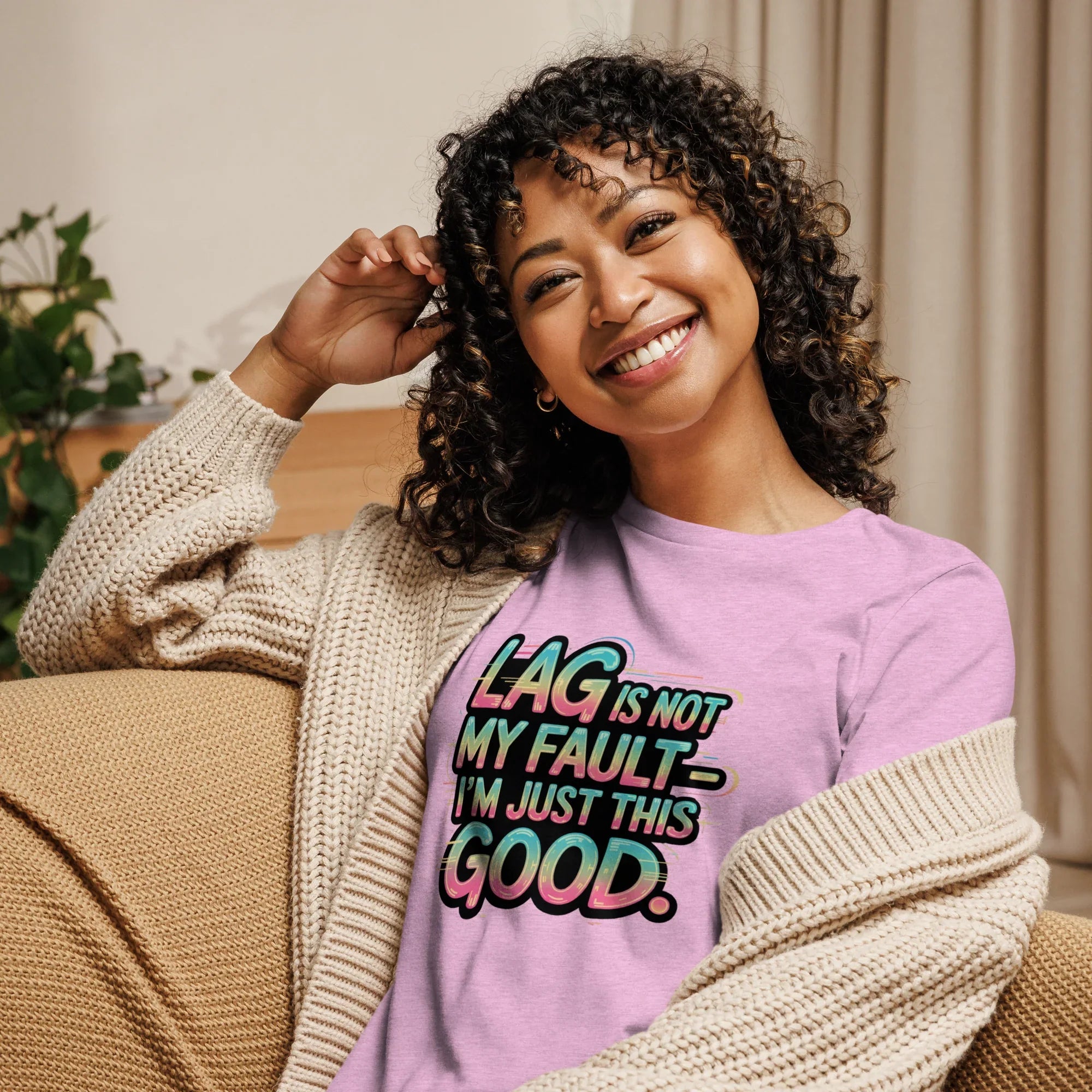 Lag Is Not My Fault Shirt – Funny Gamer Girl Tee - RaZits