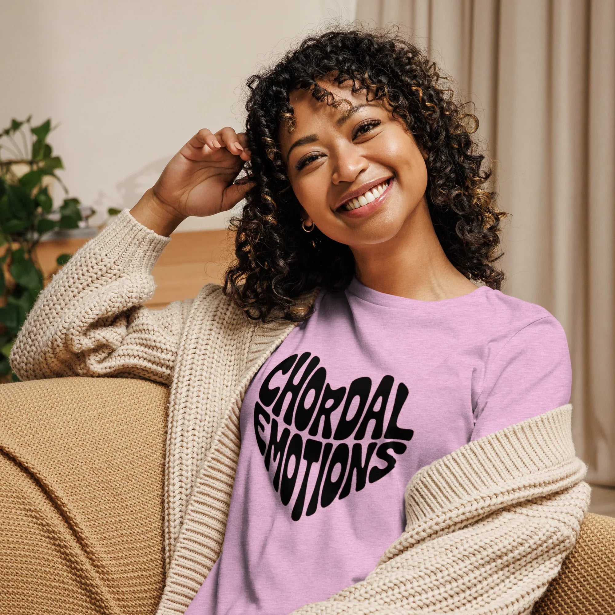Chordal Emotions Groovy Heart Tee - RaZits