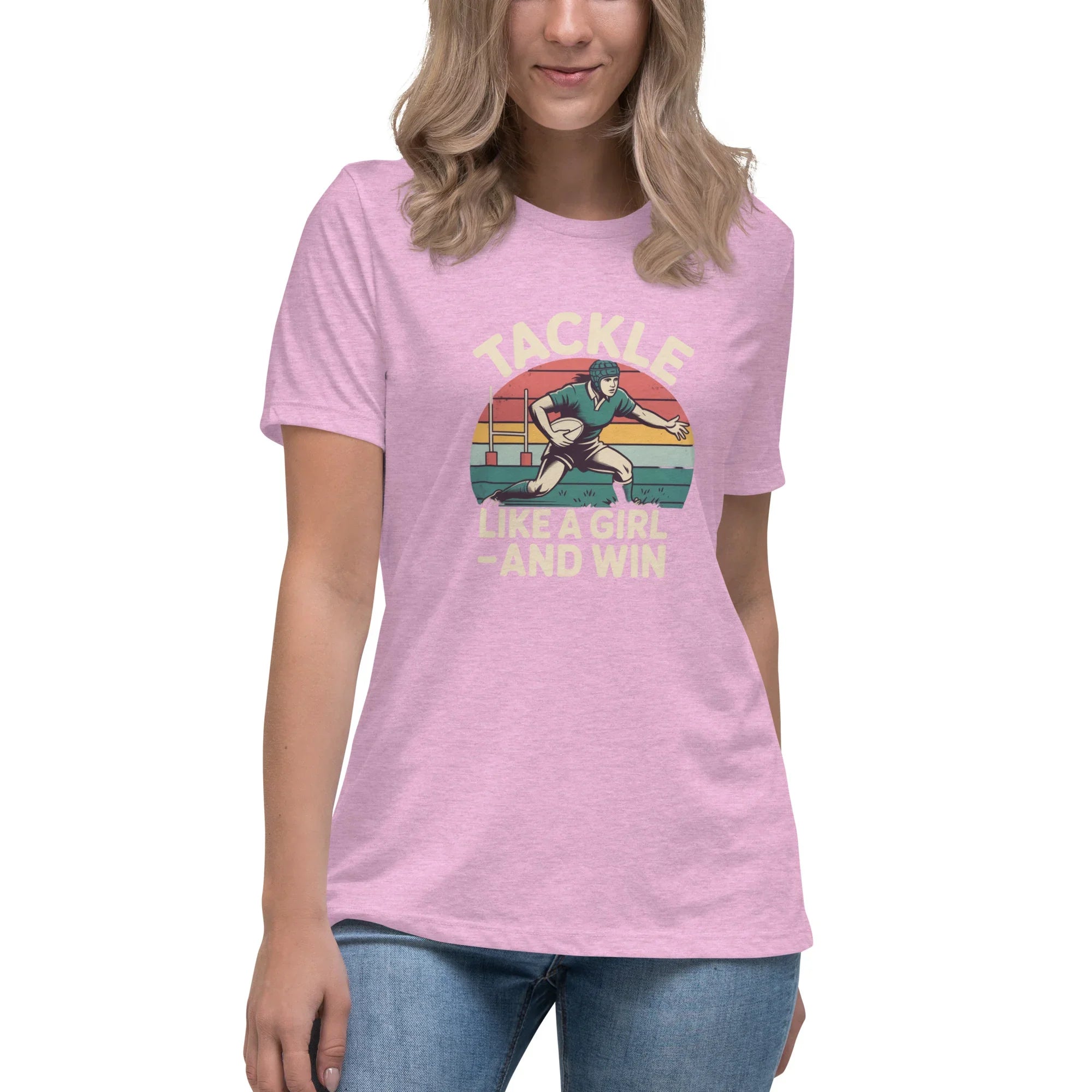 Tackle Like a Girl Tee – Win Bold Rugby Style - RaZits