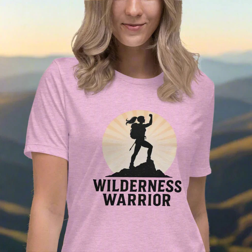 Wilderness Warrior Tee – Hiking Graphic Shirt - RaZits