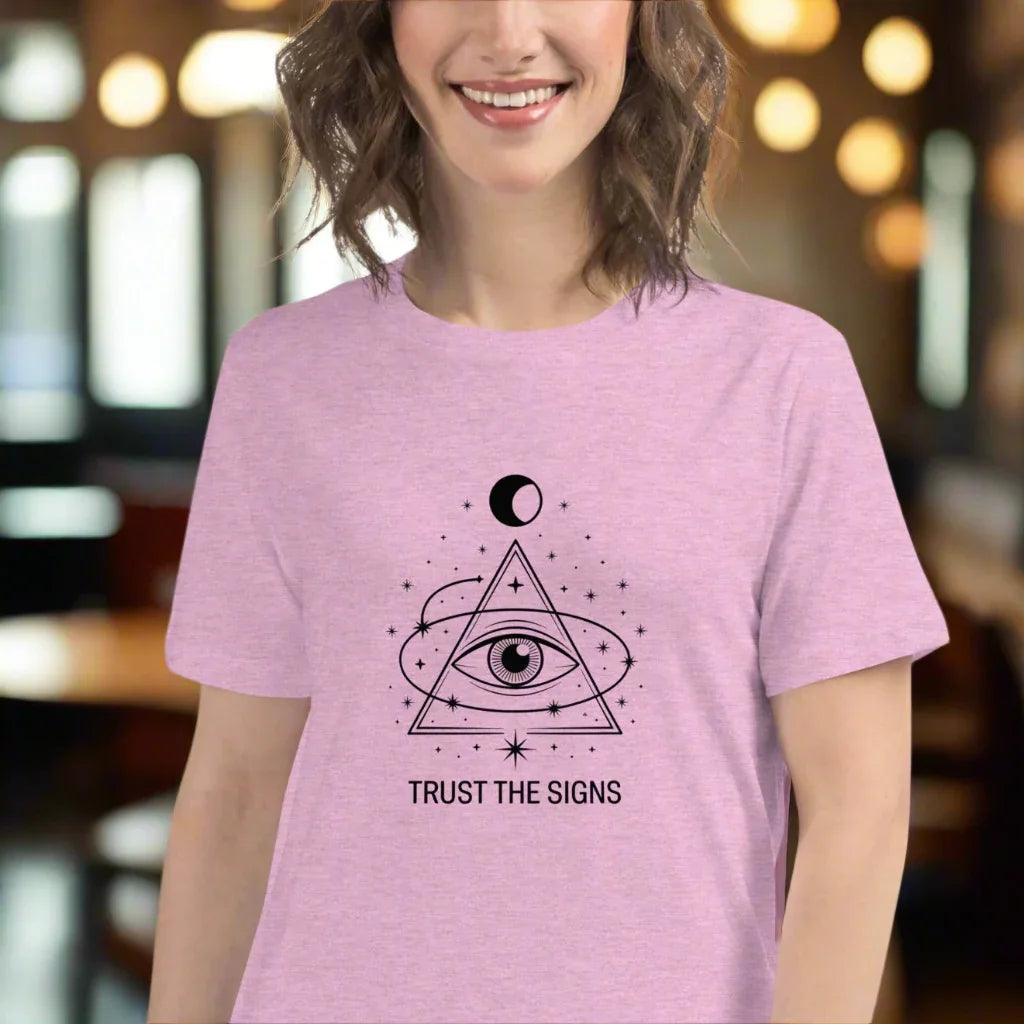Trust the Signs T-Shirt – Third Eye Cosmic Triangle - RaZits