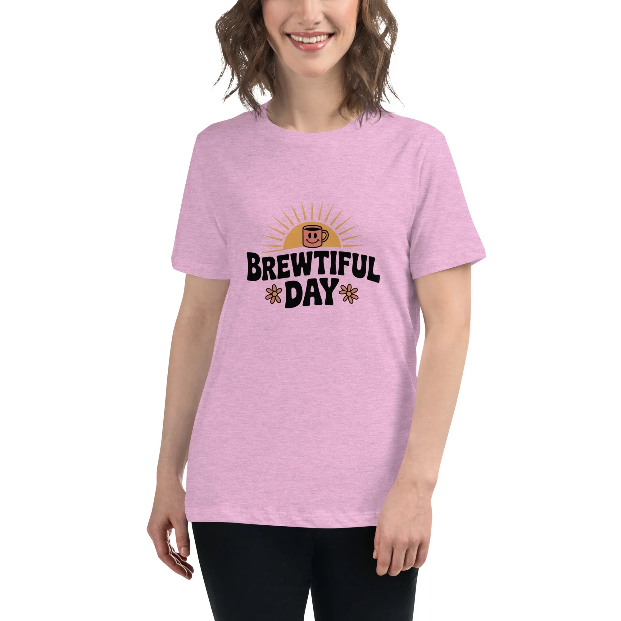 Brewtiful Day Sunrise Coffee Tee - RaZits