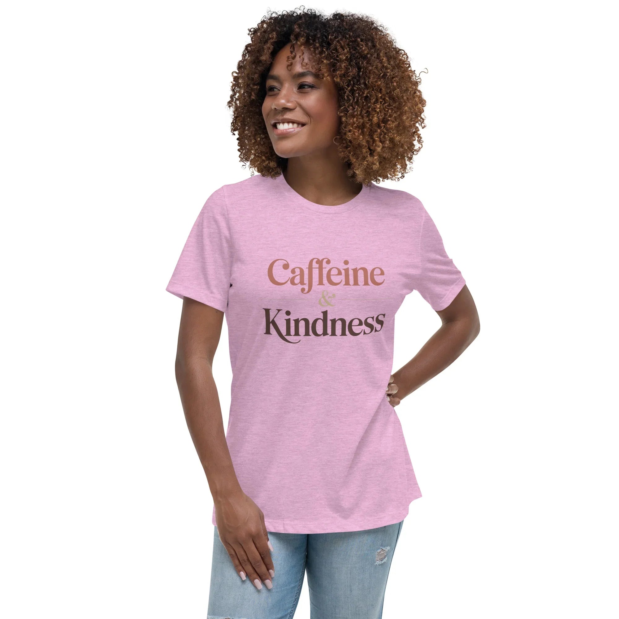 Caffeine & Kindness Minimalist Tee - RaZits