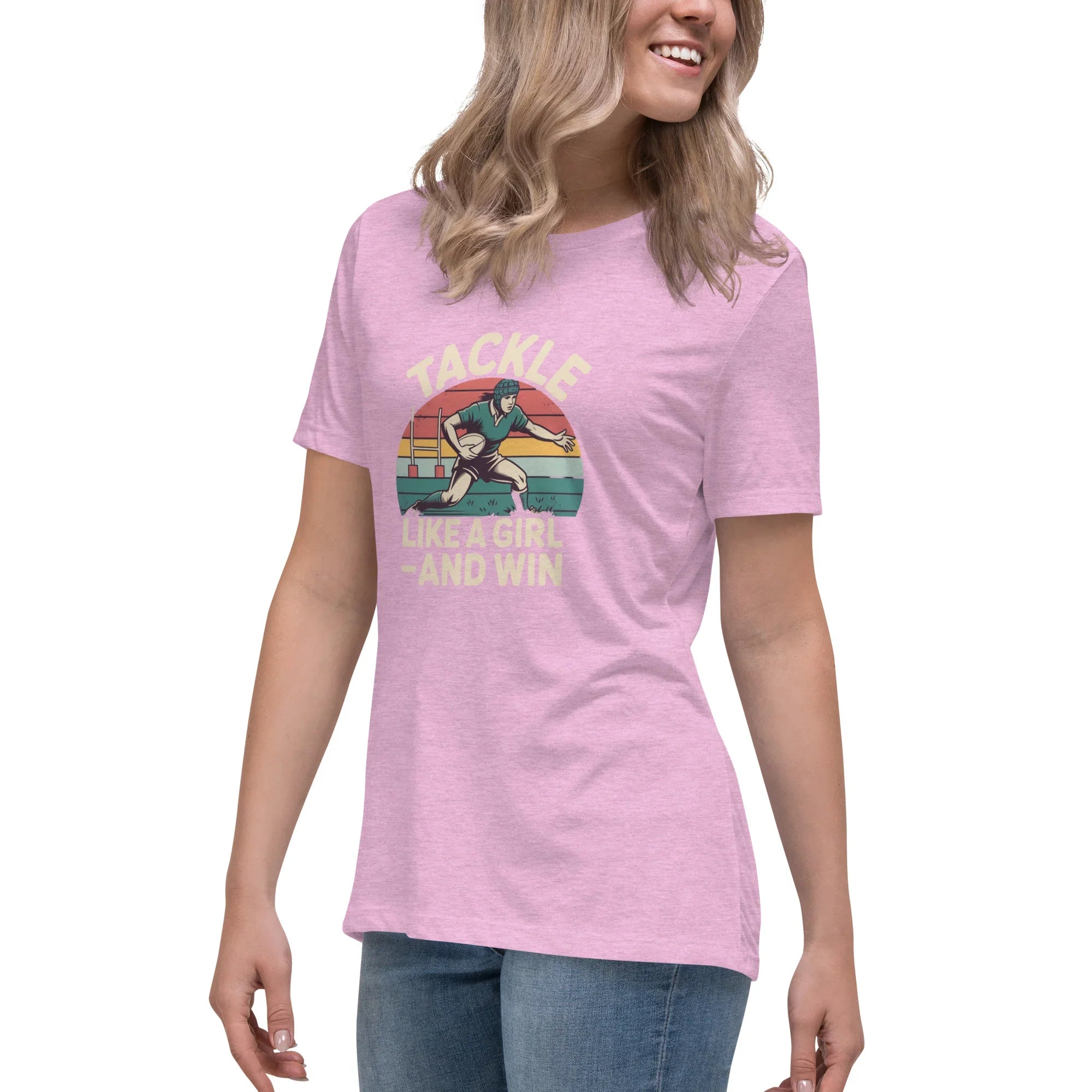 Tackle Like a Girl Tee – Win Bold Rugby Style - RaZits