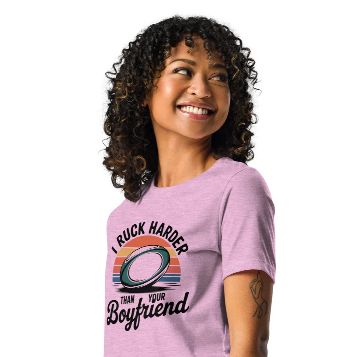 I Ruck Harder Tee – Bold Women's Rugby Statement - RaZits