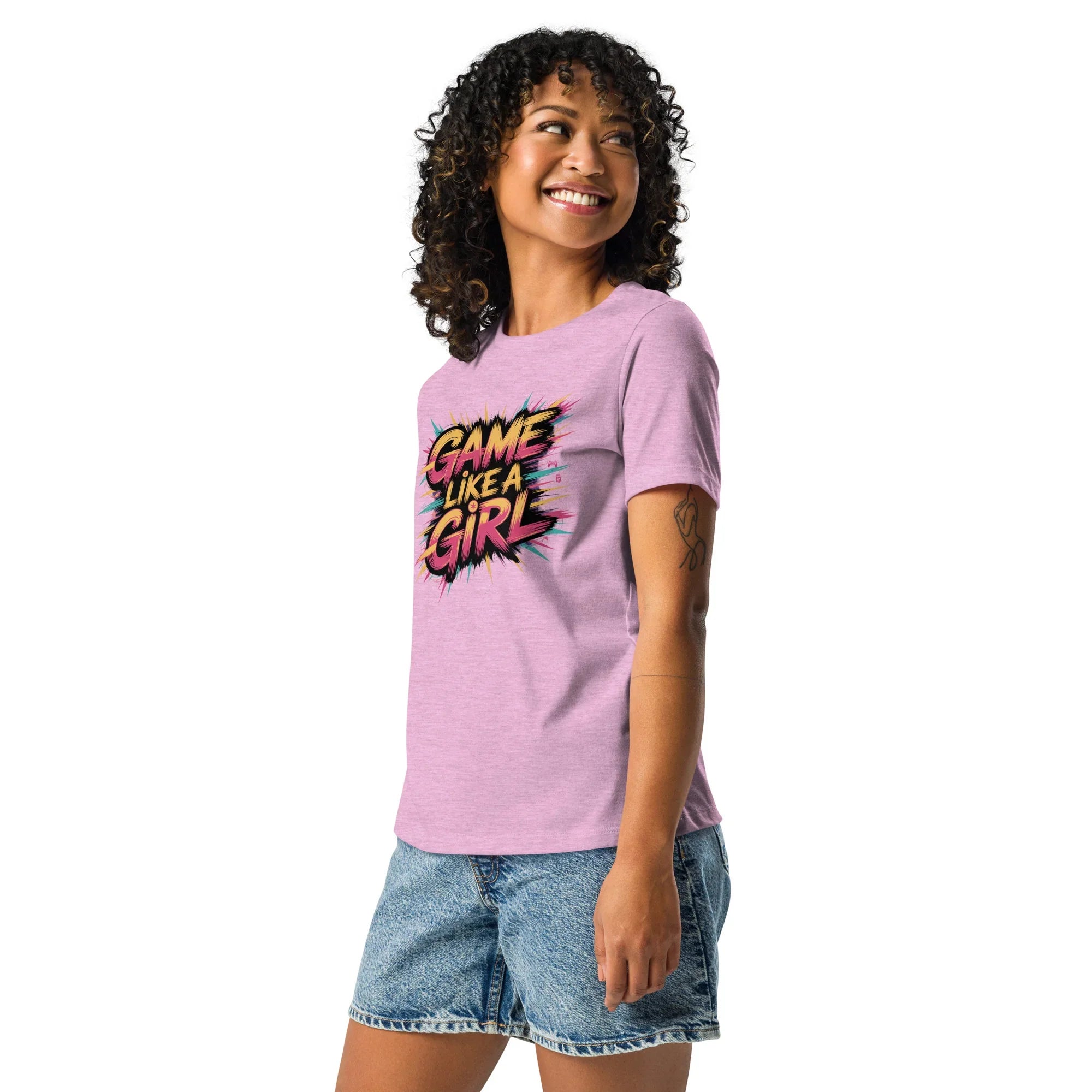 Game Like a Girl Shirt – Bold Neon Gamer Tee - RaZits