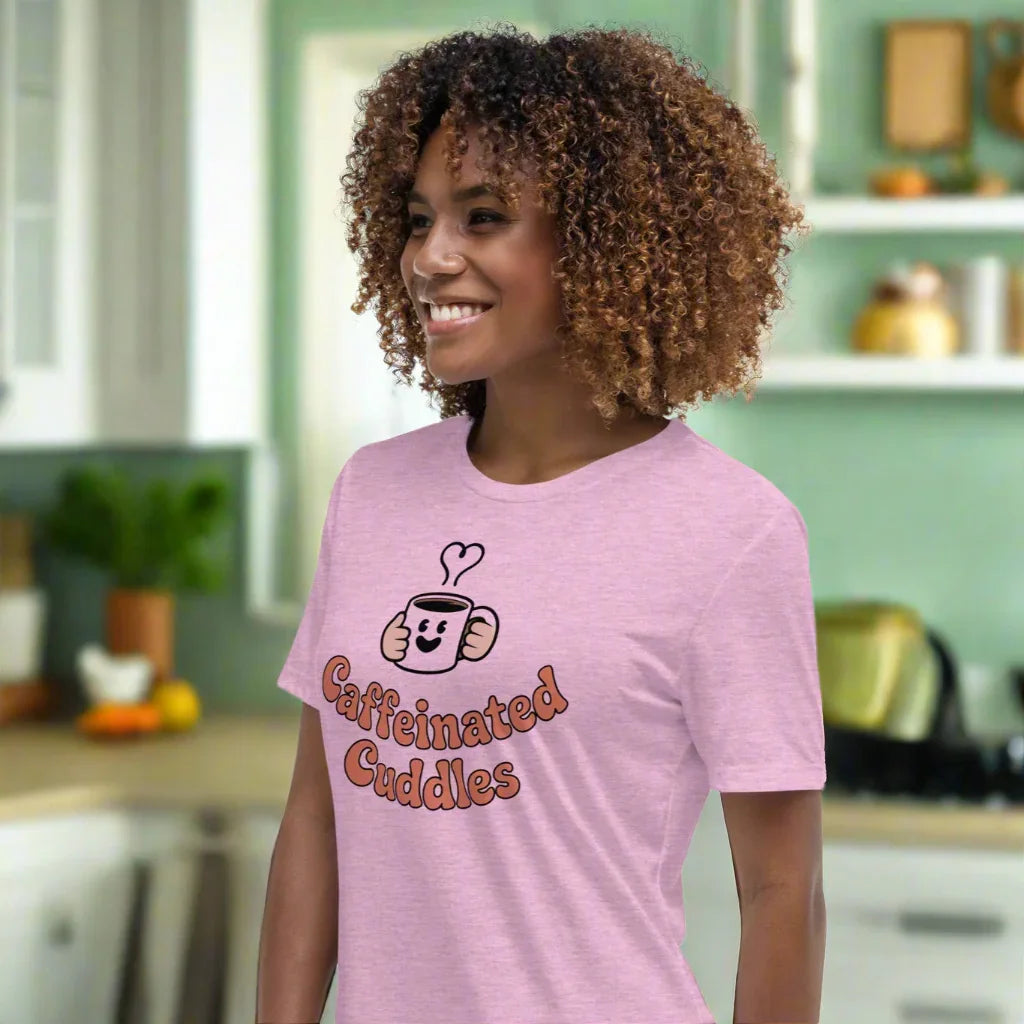 Caffeinated Cuddles Tee – Cozy Mug Love - RaZits