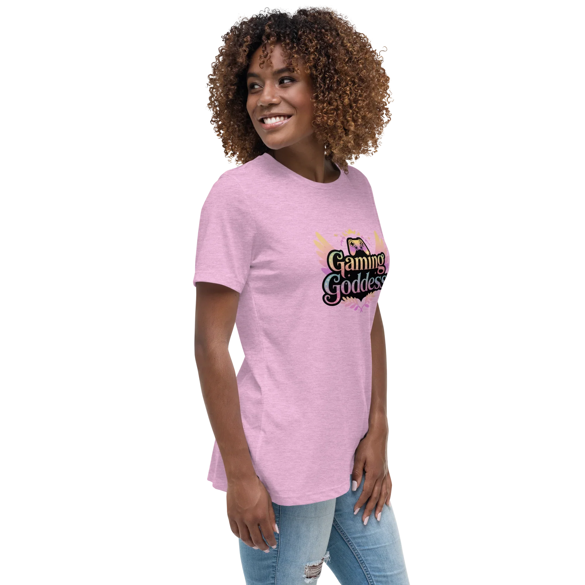 Gaming Goddess Tee – Winged Gamer Girl Shirt - RaZits