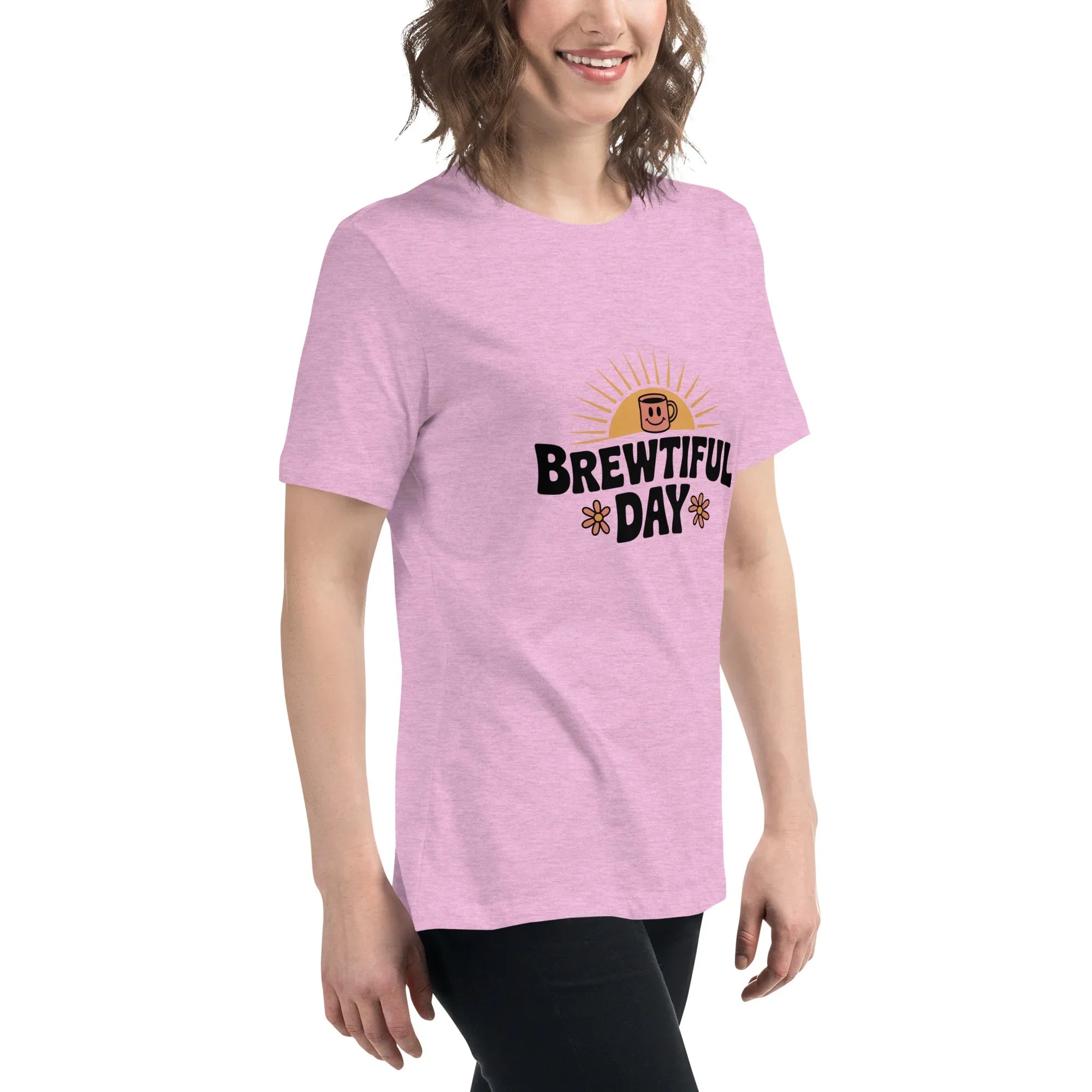 Brewtiful Day Sunrise Coffee Tee - RaZits